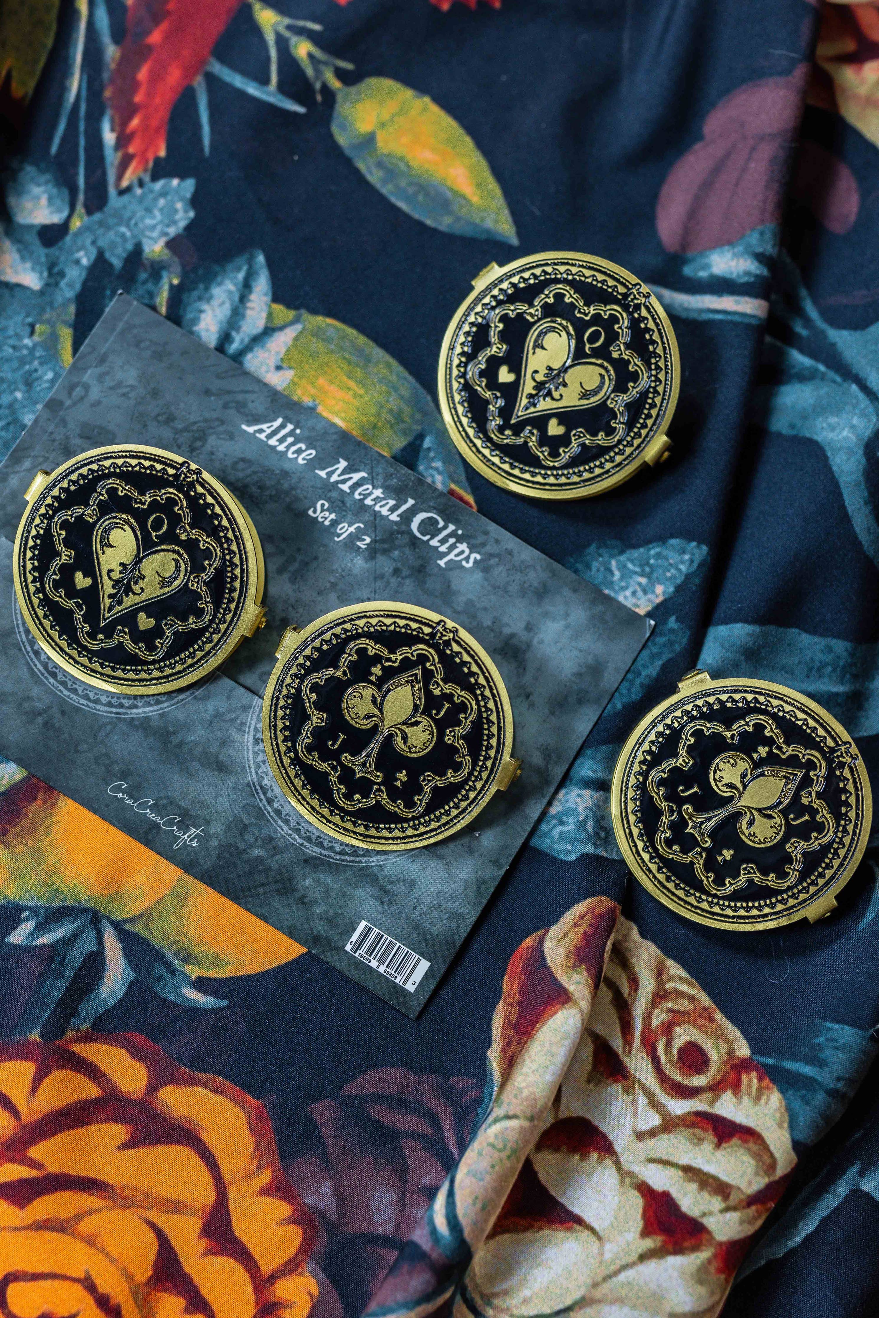 CoraCreaCrafts Alice Metal Clips (Set of 2) - Image 3
