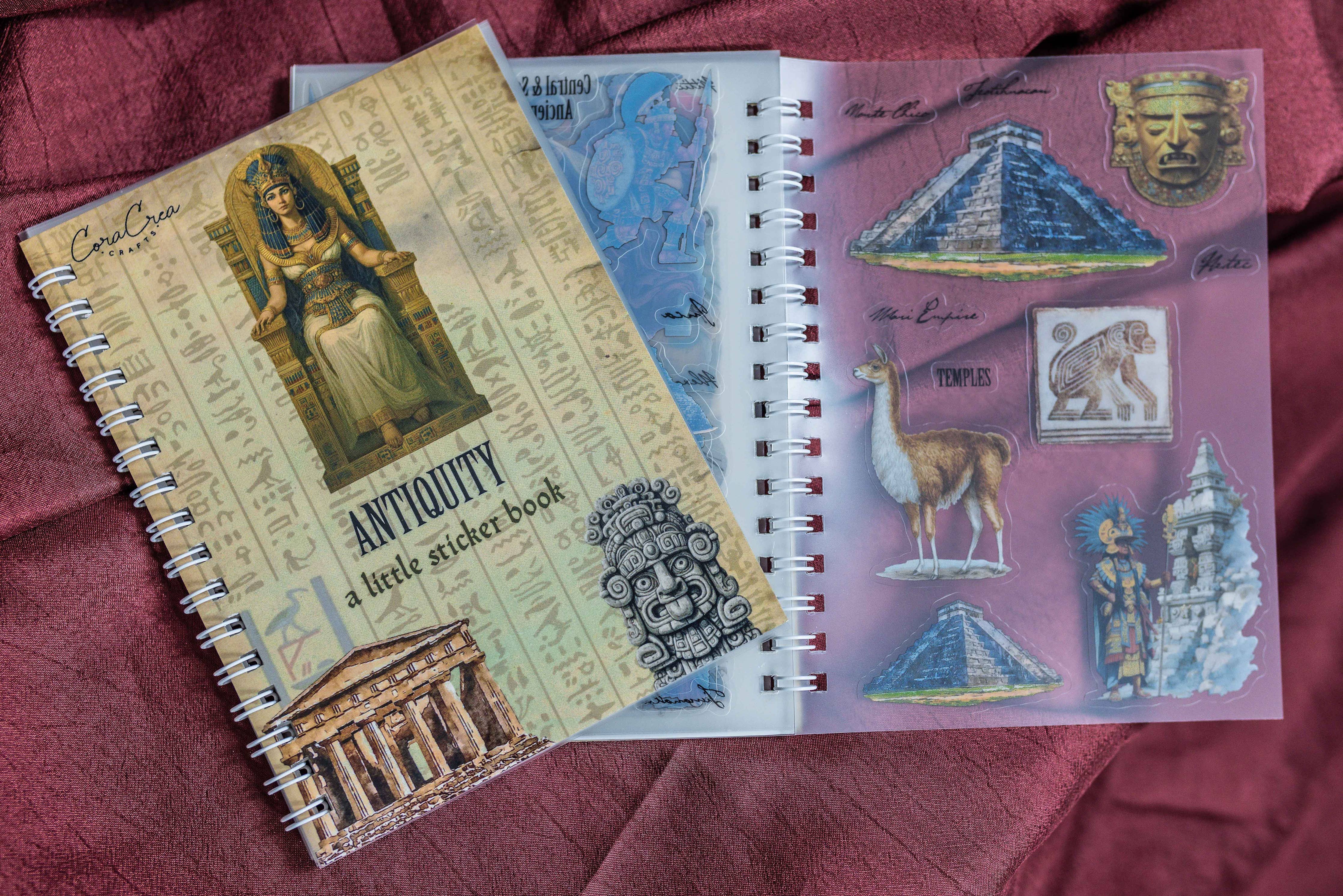 CoraCreaCrafts Antiquity Sticker Book - Image 6