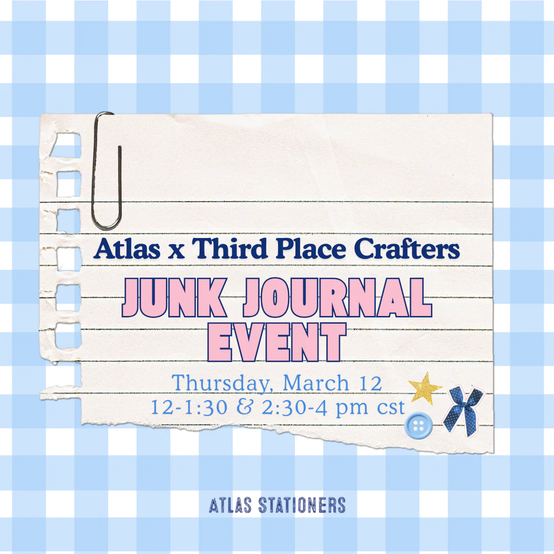 Atlas x Third Place Crafters Junk Journal Event
