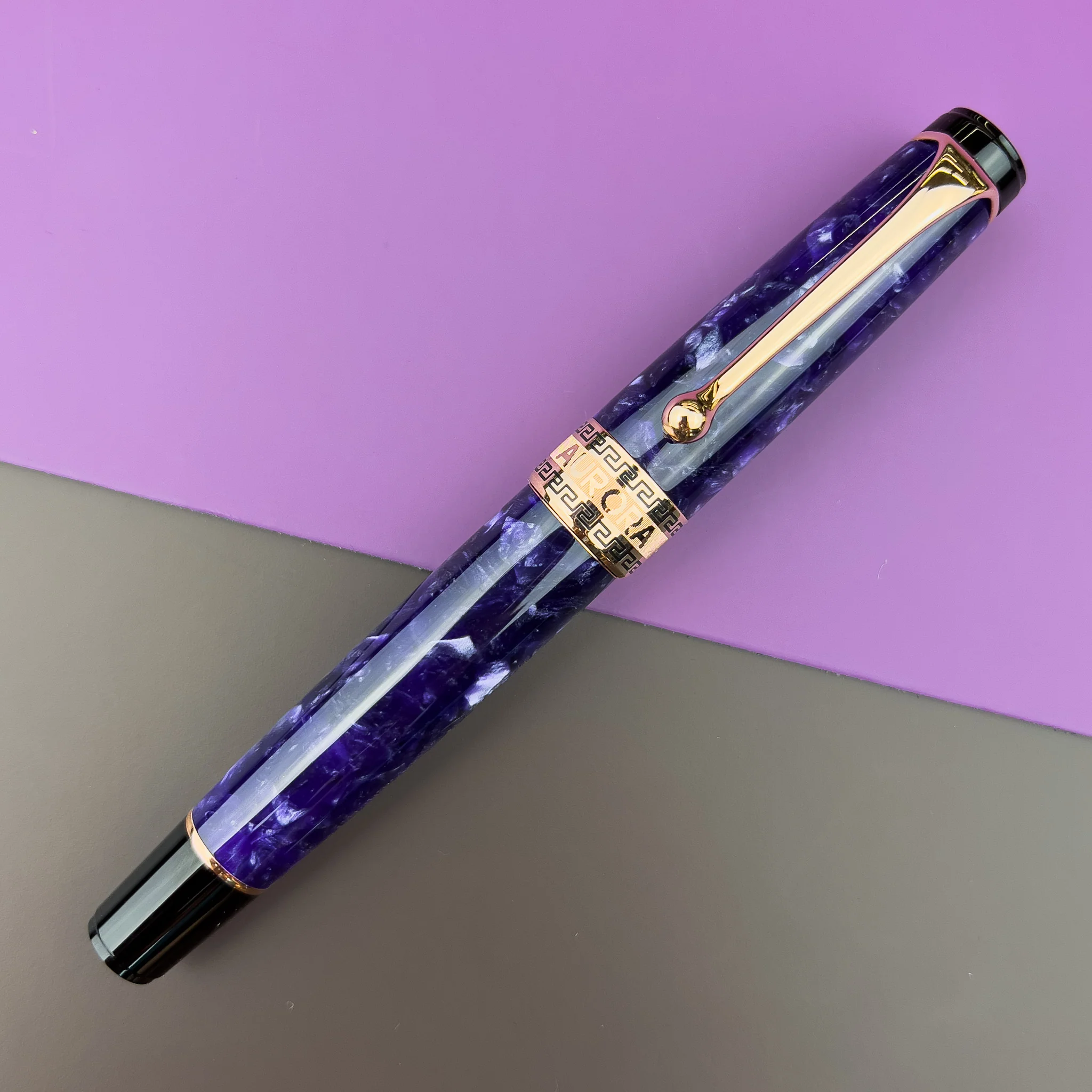 Aurora Optima Auroloide Fountain Pen - Viola (Doorbuster) - Image 4