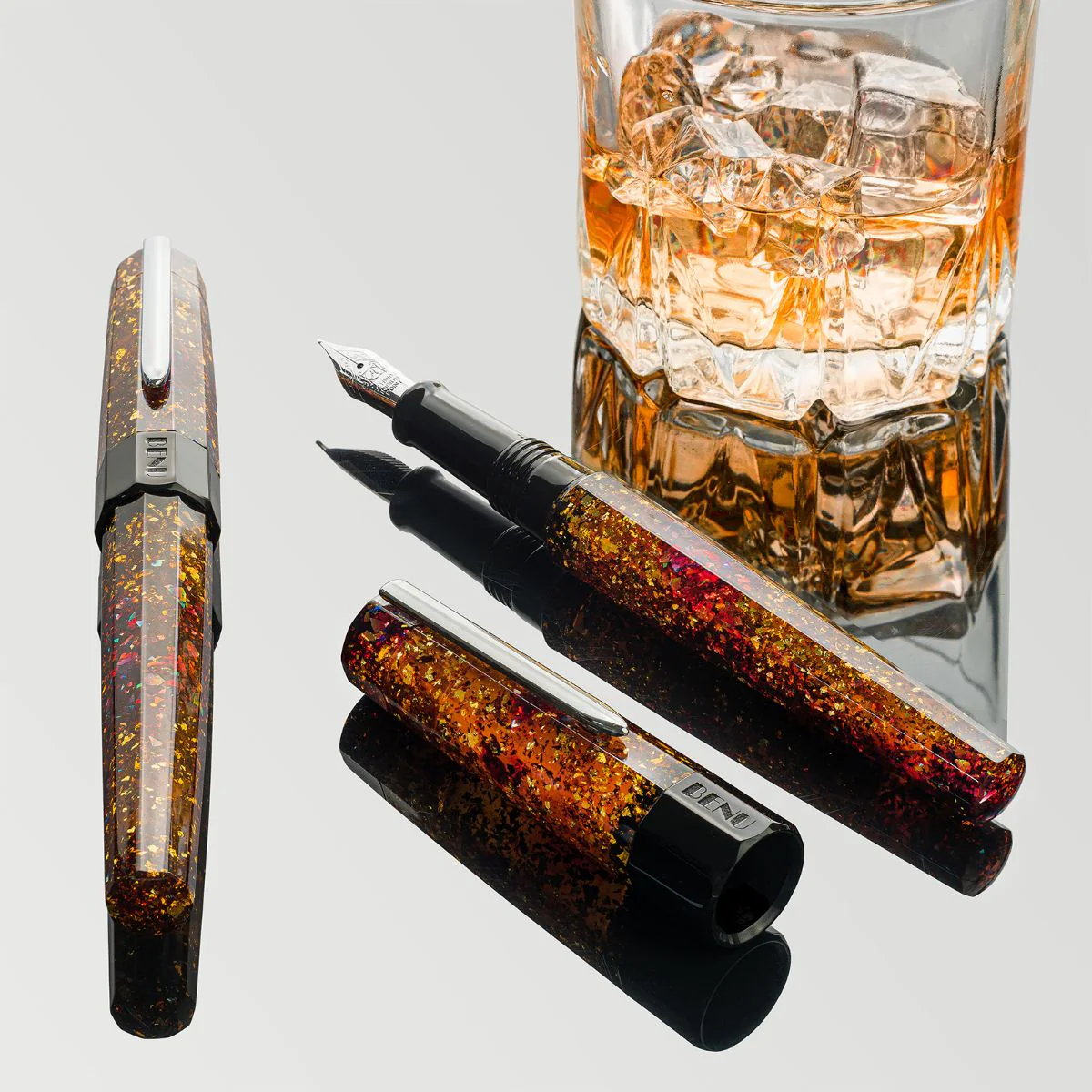 Benu Euphoria Fountain Pen - Bourbon - Image 3