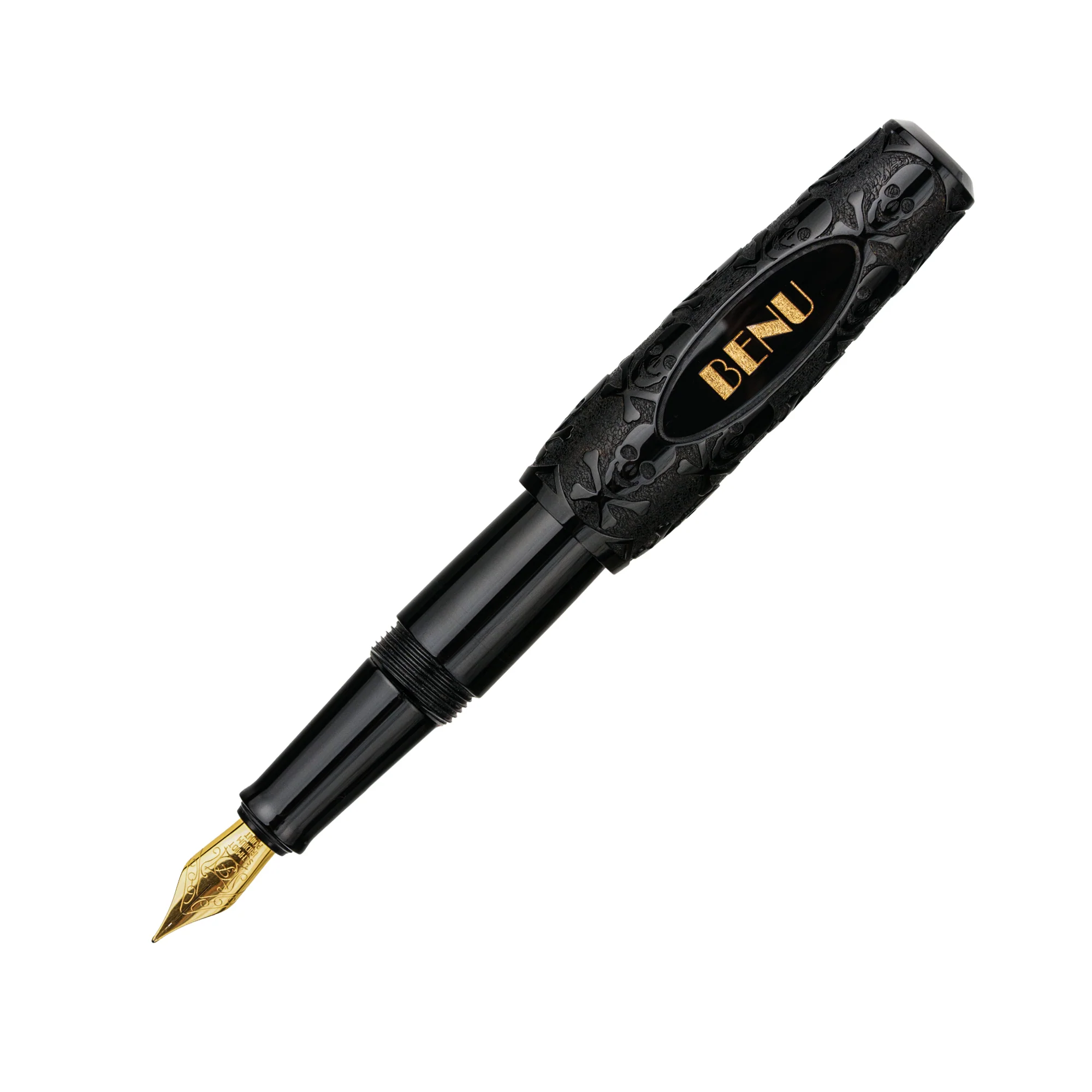 Benu Pixie Fountain Pen - Jolly Roger - Black - Image 6