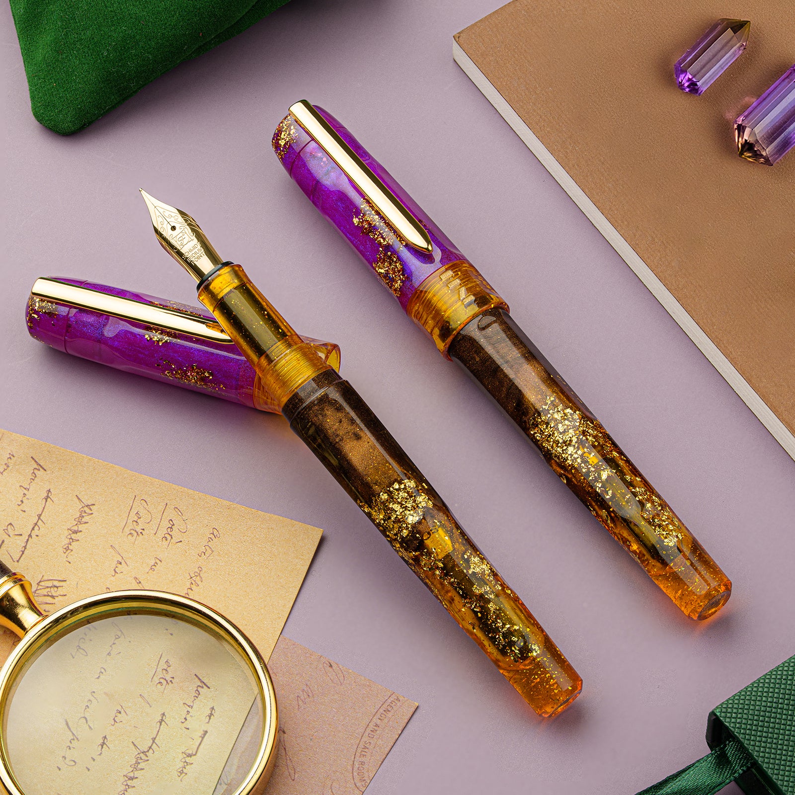 Benu Talisman Fountain Pen - Ametrine (Limited Edition) - Image 4
