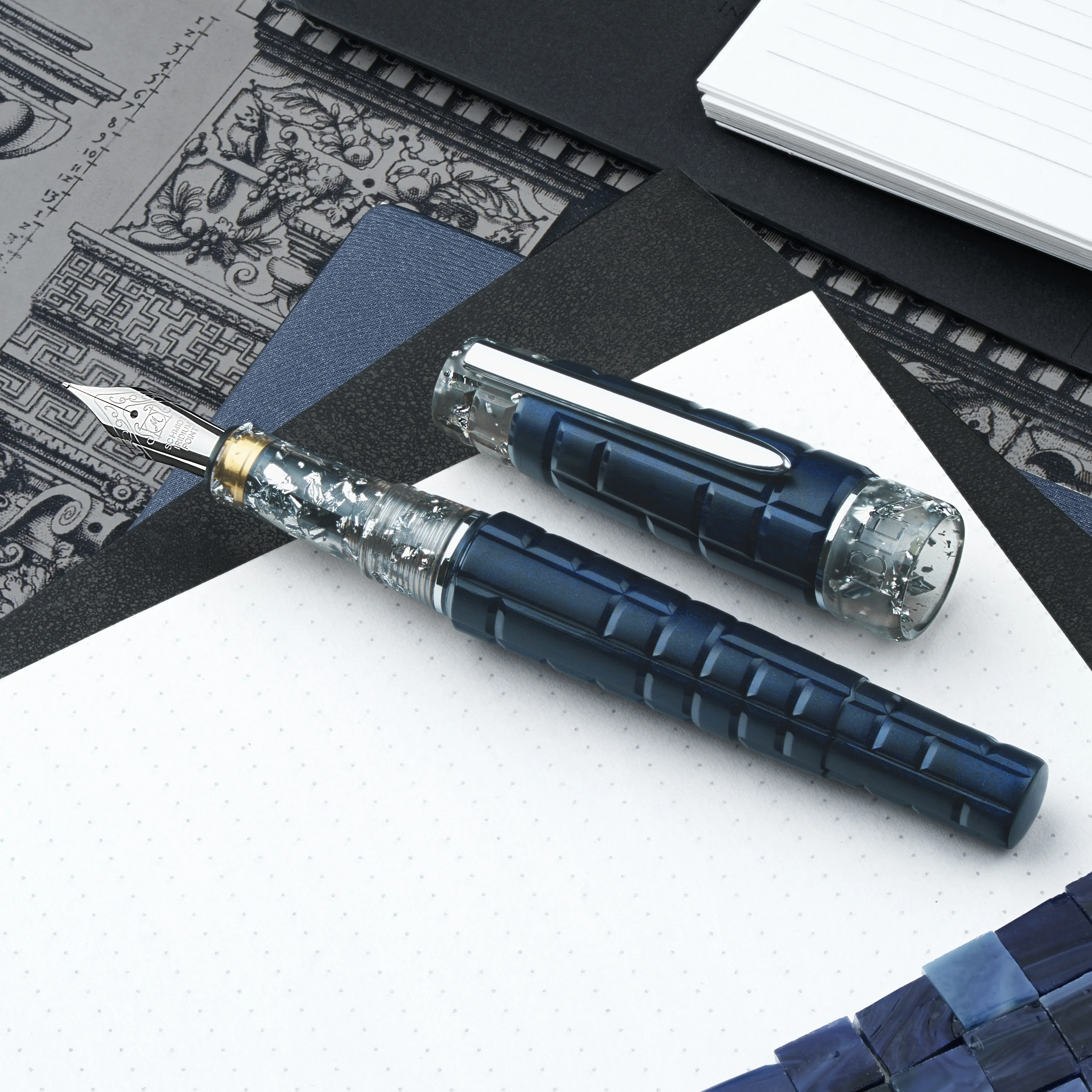 Benu Tessera Fountain Pen - Galena - Image 3