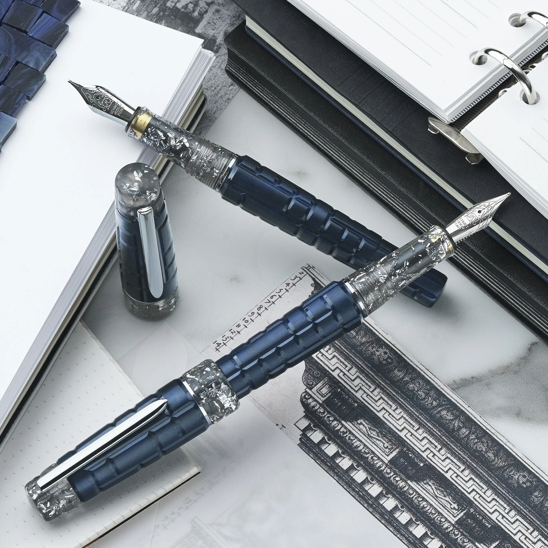 Benu Tessera Fountain Pen - Galena - Image 4