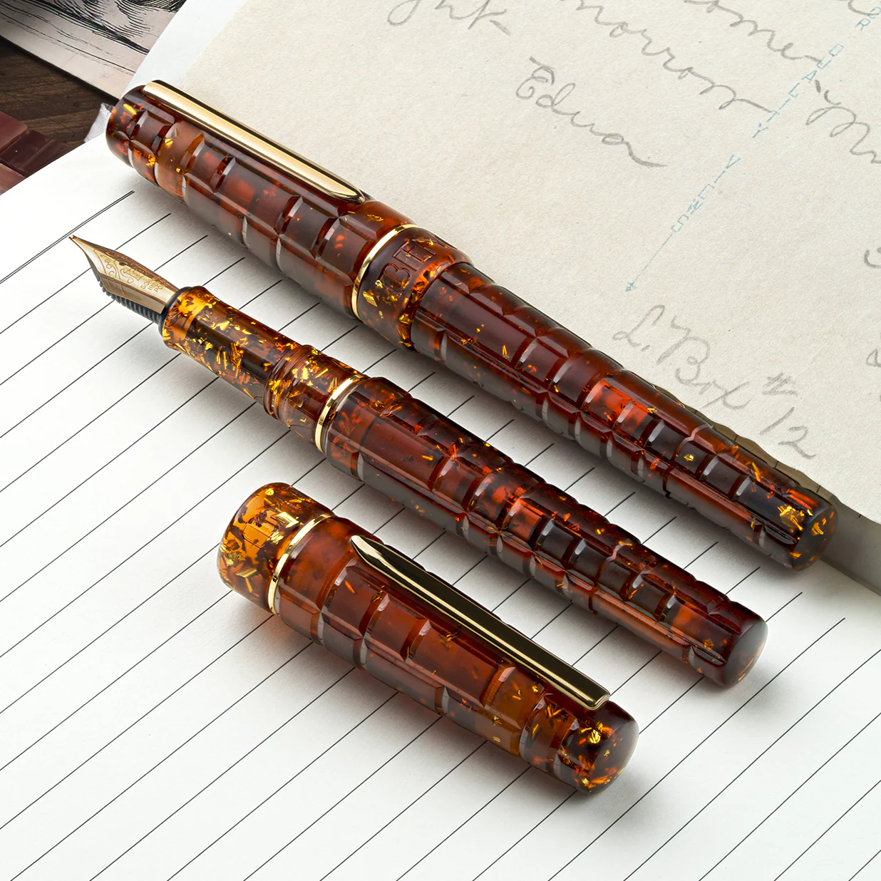 Benu Tessera Fountain Pen - Sunstone - Image 2