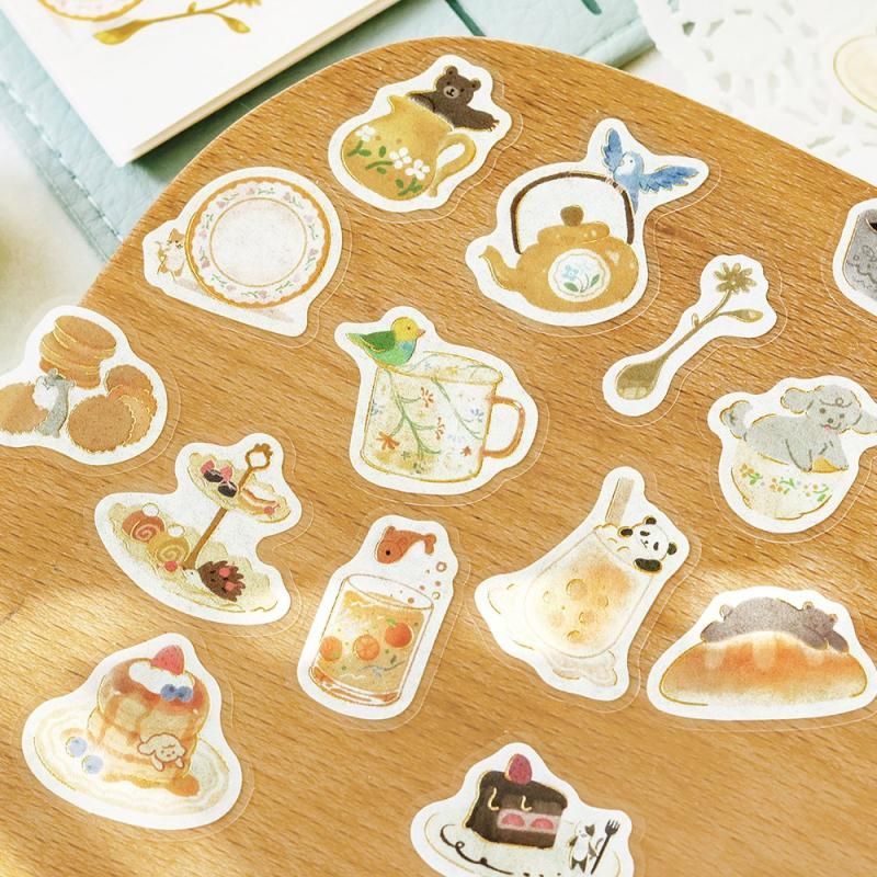 BGM Planner Sticker Flakes - Afternoon Tea Party - Odorow in Rhythm - Image 4
