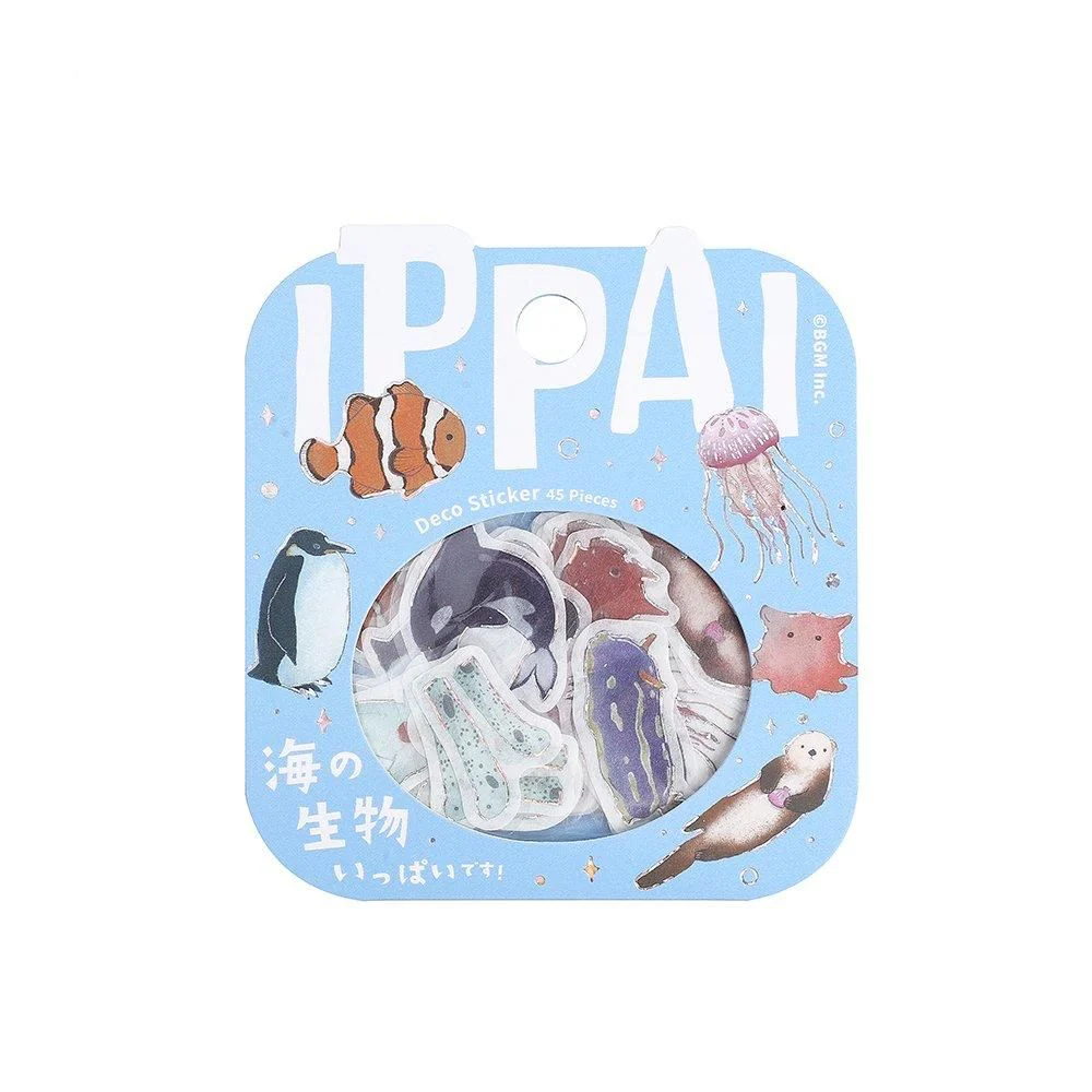 BGM Planner Sticker Flakes - Full of Sea Life - Image 2