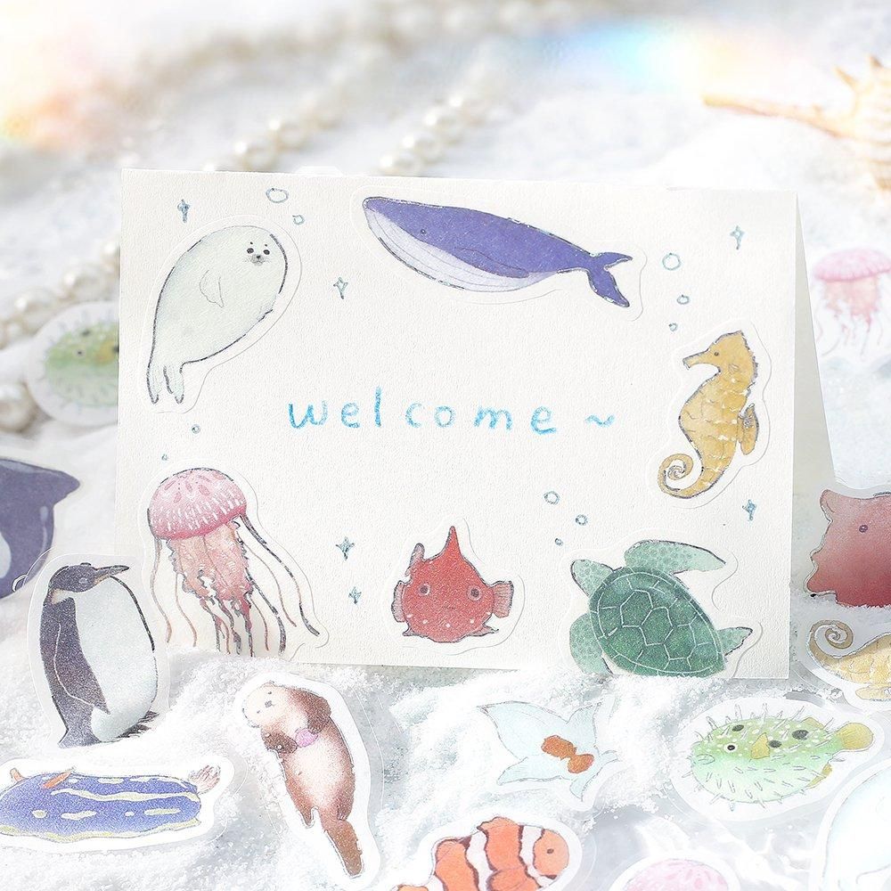 BGM Planner Sticker Flakes - Full of Sea Life - Image 5