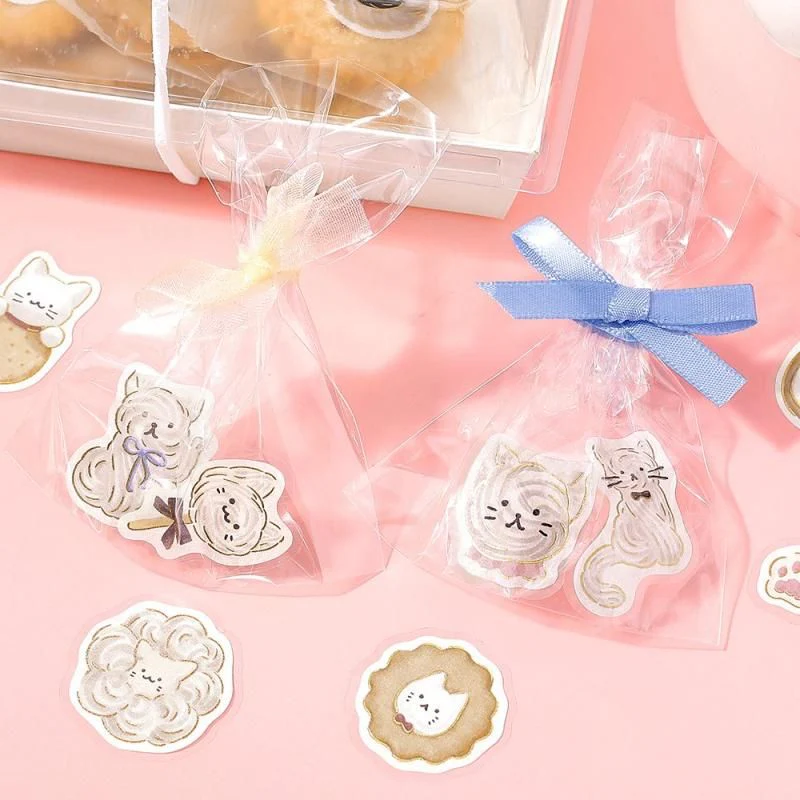 BGM Planner Sticker Flakes - Fuwafuwa Animals - Meringue Cat - Image 6