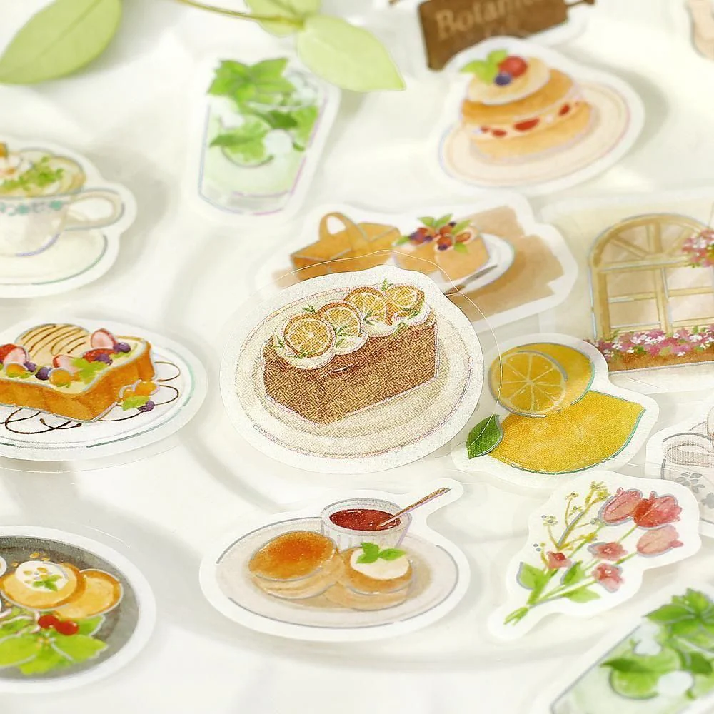 BGM Planner Sticker Flakes - Today's Cafe - Botanical - Image 3