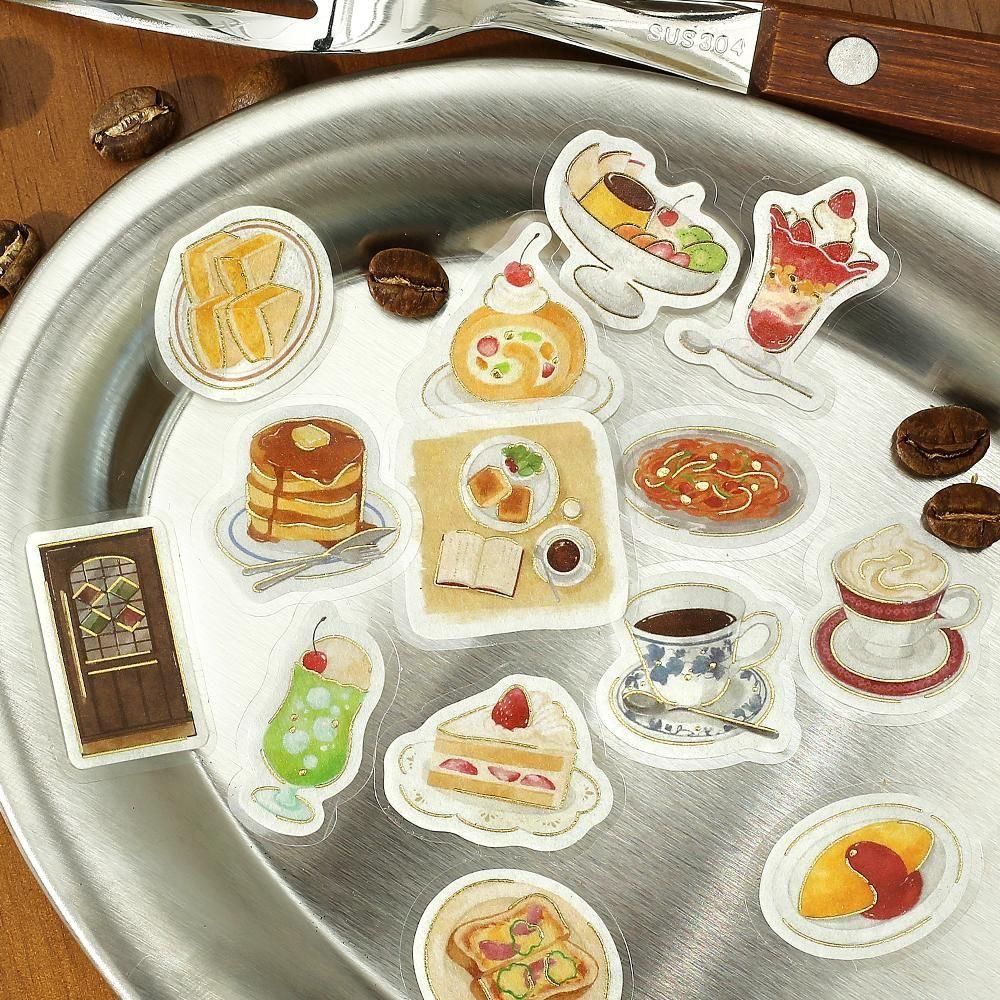 BGM Planner Sticker Flakes - Today's Cafe - Pure Coffee Shop - Image 3