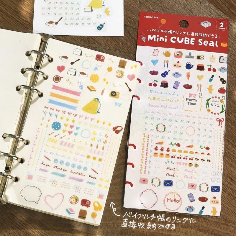 BGM Planner Sticker Sheet - Enamel & Pencil Drawing - Image 7