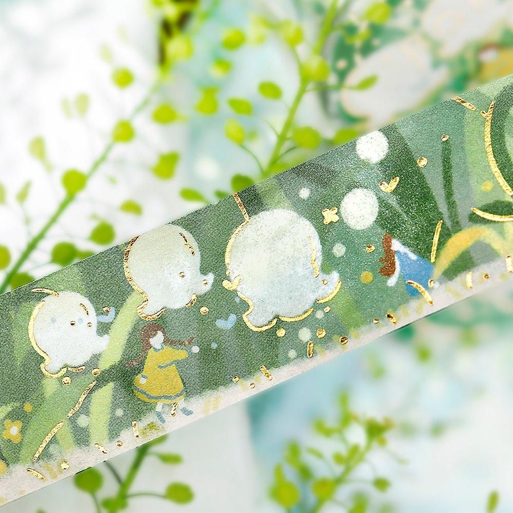 BGM Washi Tape - Foil Stamping - Flower Story - Flower Lights - Image 3