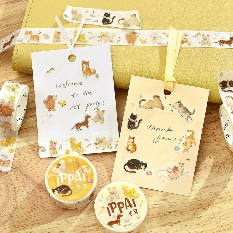 BGM Washi Tape - IPPAI - Dogs - Image 3