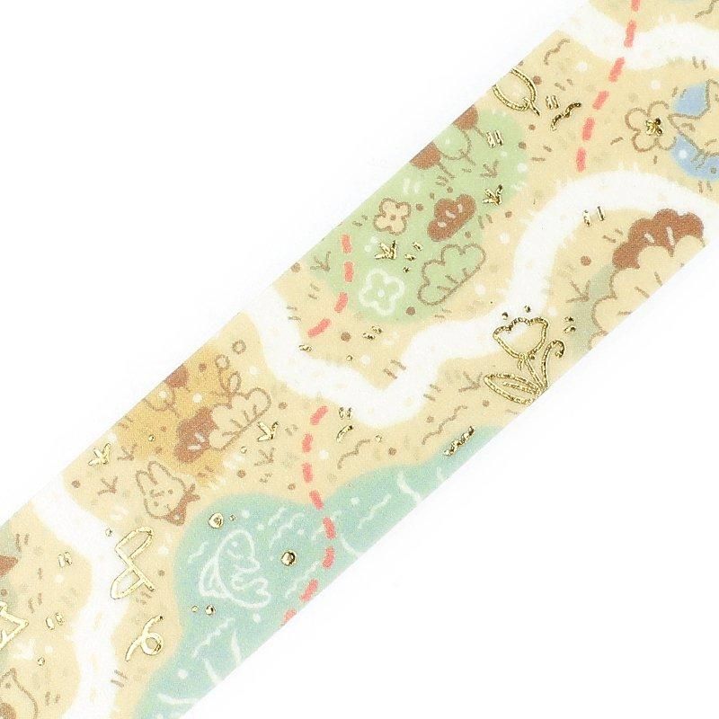 BGM Washi Tape - Wonderful Journey - Map - Image 2