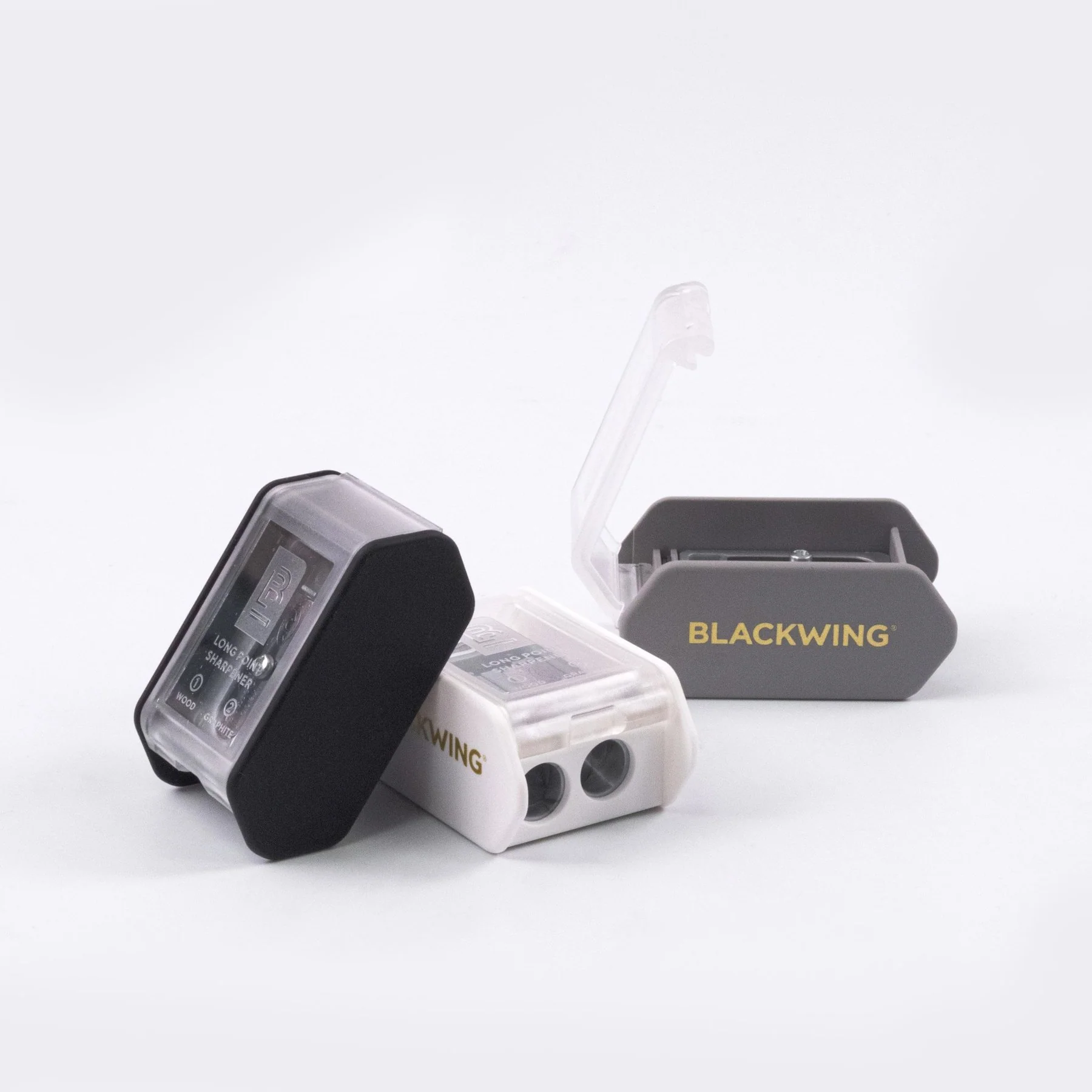 Blackwing Long Point Pencil 2 Hole Sharpener - Black - Image 6