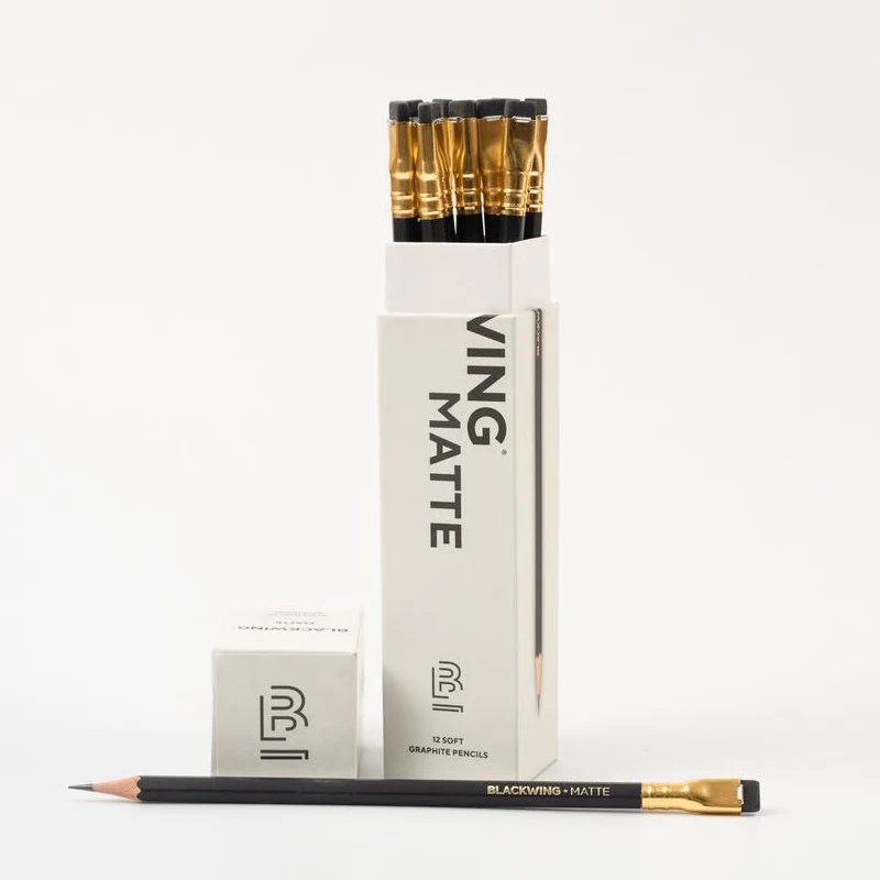 Blackwing Pencils: Matte Black (Set of 12) - Image 3
