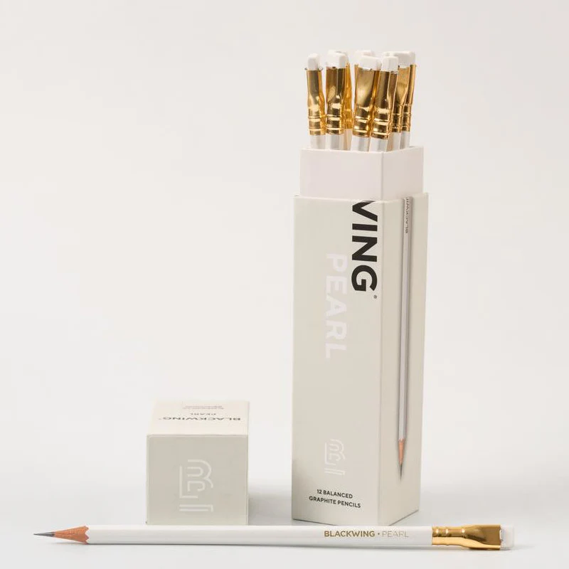 Blackwing Pencils: White Pearl (Set of 12) - Image 3