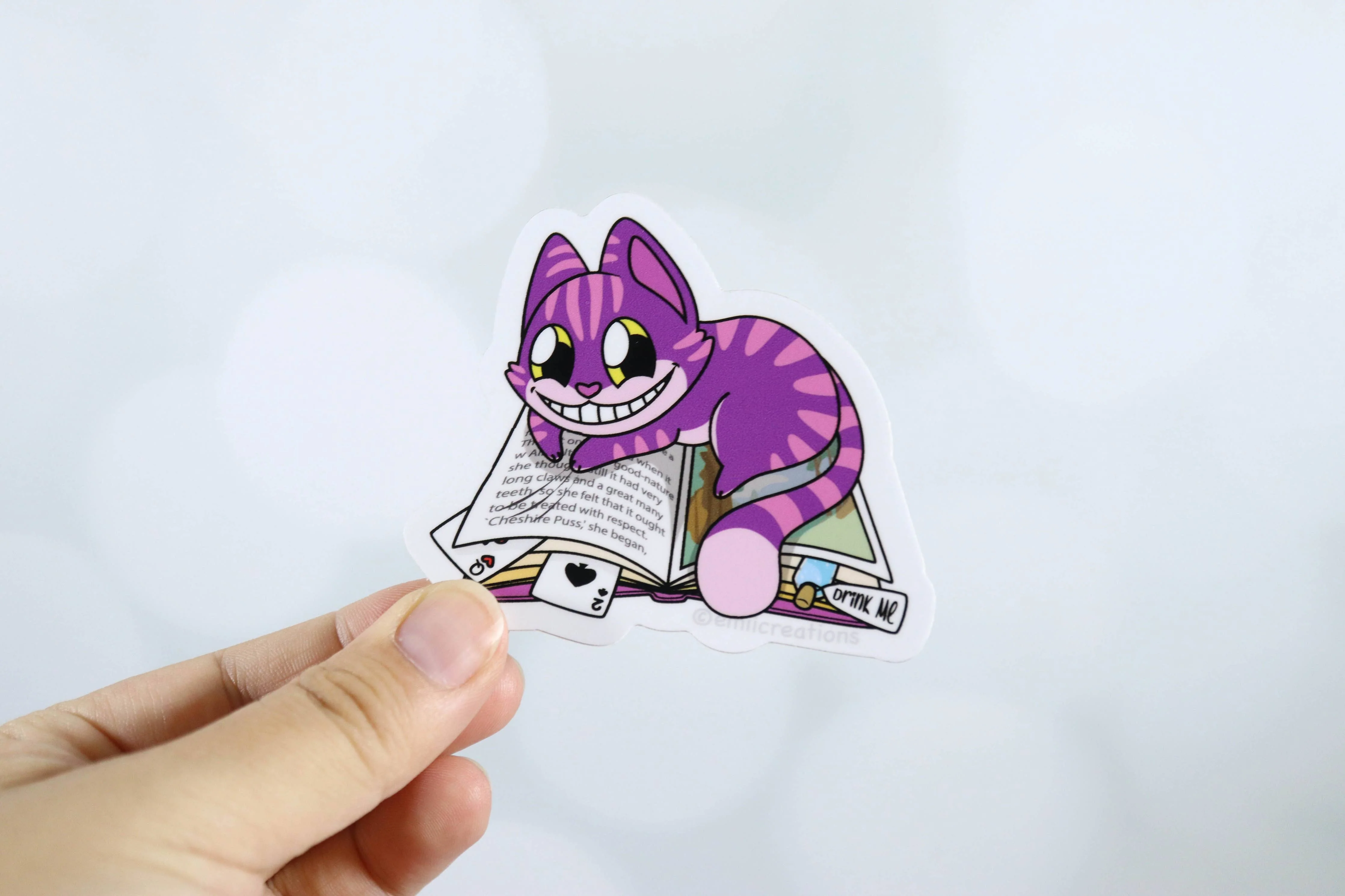 Emii Creations Cheshire Cat Sticker - Image 3