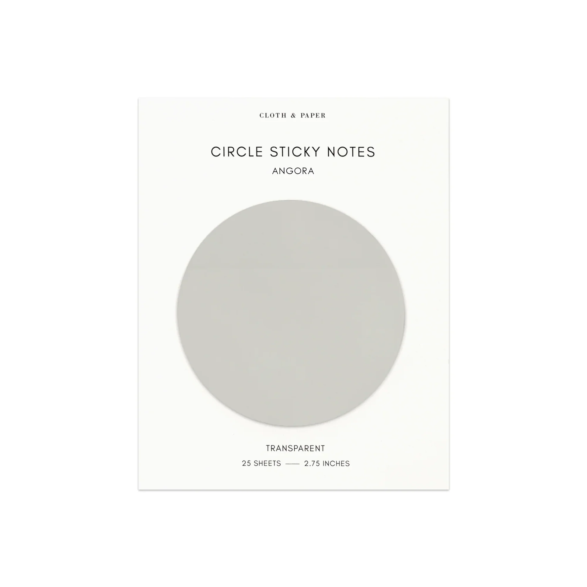 Cloth & Paper Transparent Circle Sticky Notes - Image 3