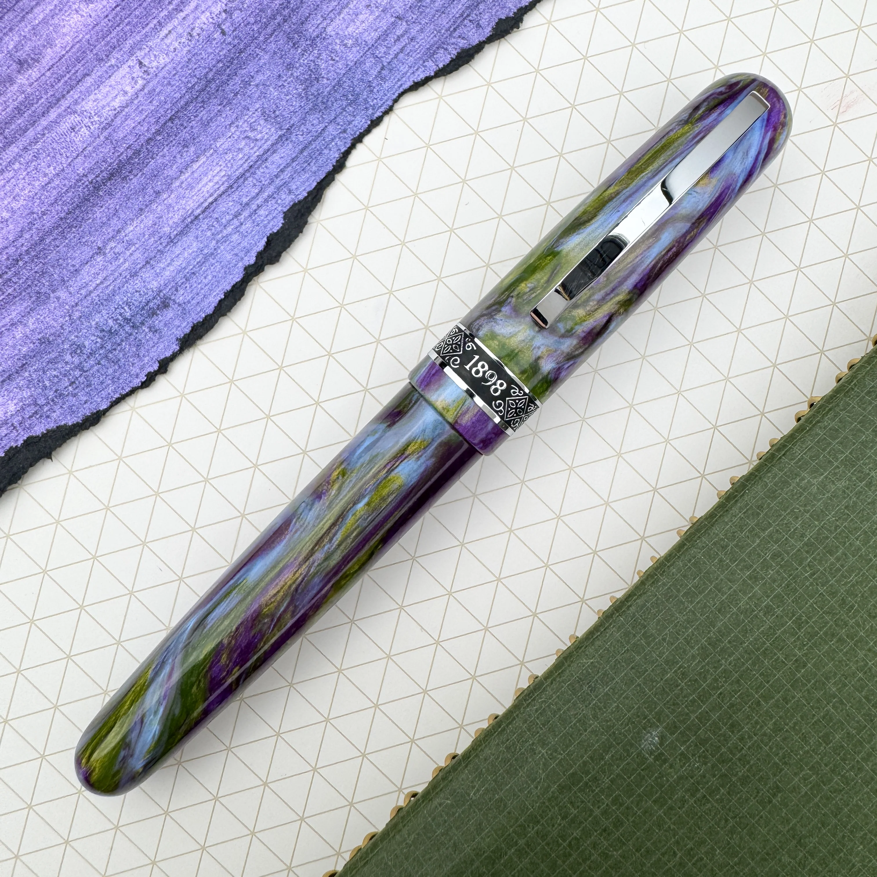 Conklin 1898 Fountain Pen - Wisteria Walk (Atlas Exclusive) - Image 2