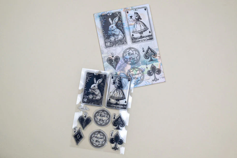 CoraCreaCrafts Clear Stamp - Alice - Image 4