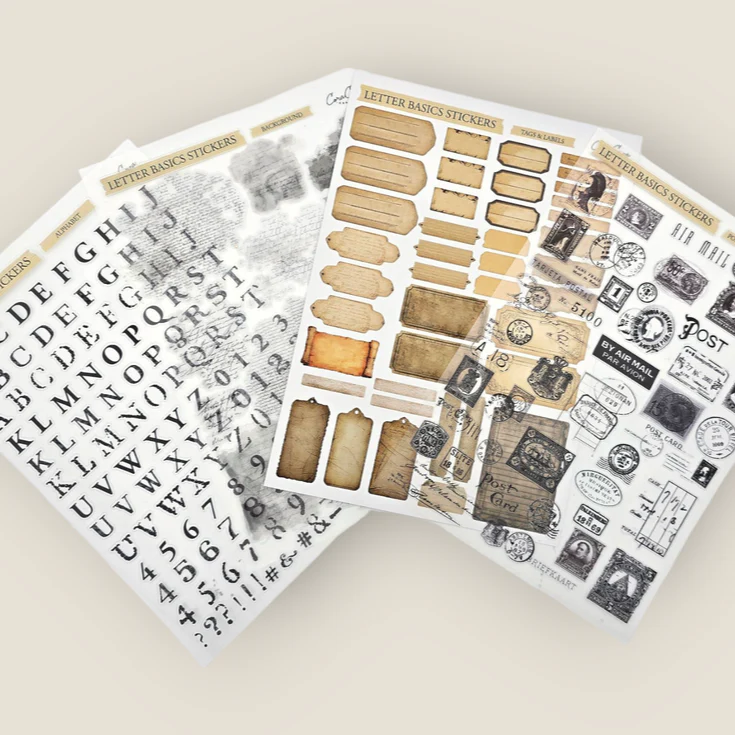CoraCreaCrafts Letter Basic Stickers - Image 4
