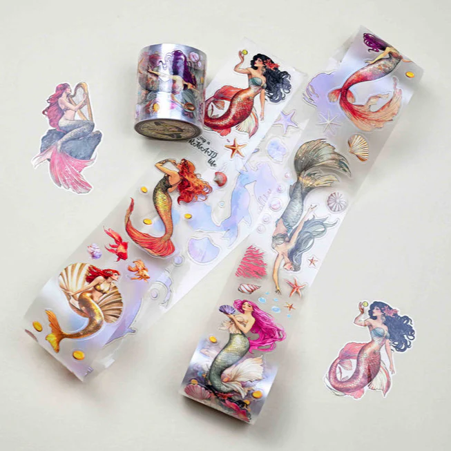 CoraCreaCrafts Mermaid Transparent Tape - Image 3