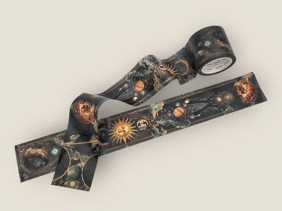 CoraCreaCrafts Outer Space Mystical Washi Tape - Image 5