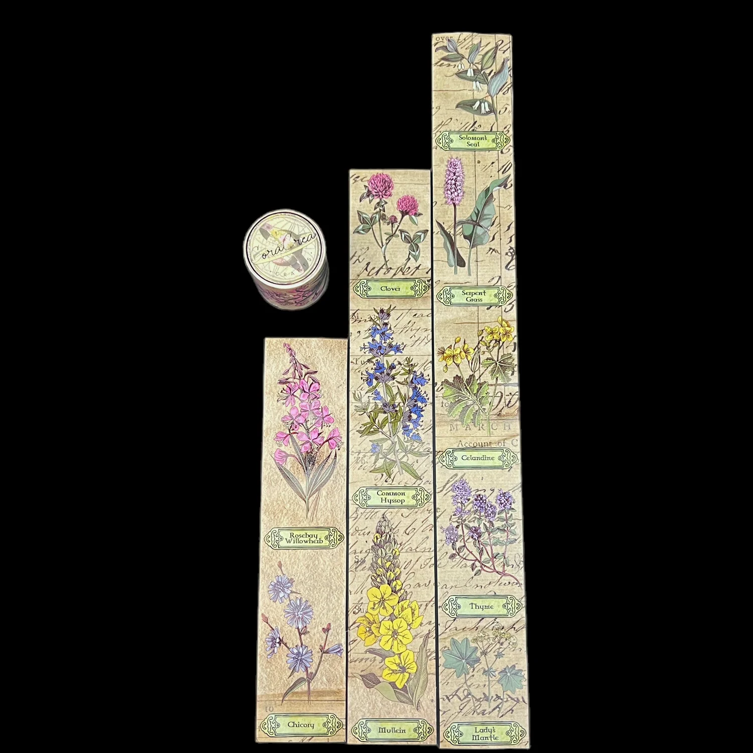 CoraCreaCrafts Washi Tape - Apothecary Flower - Image 2