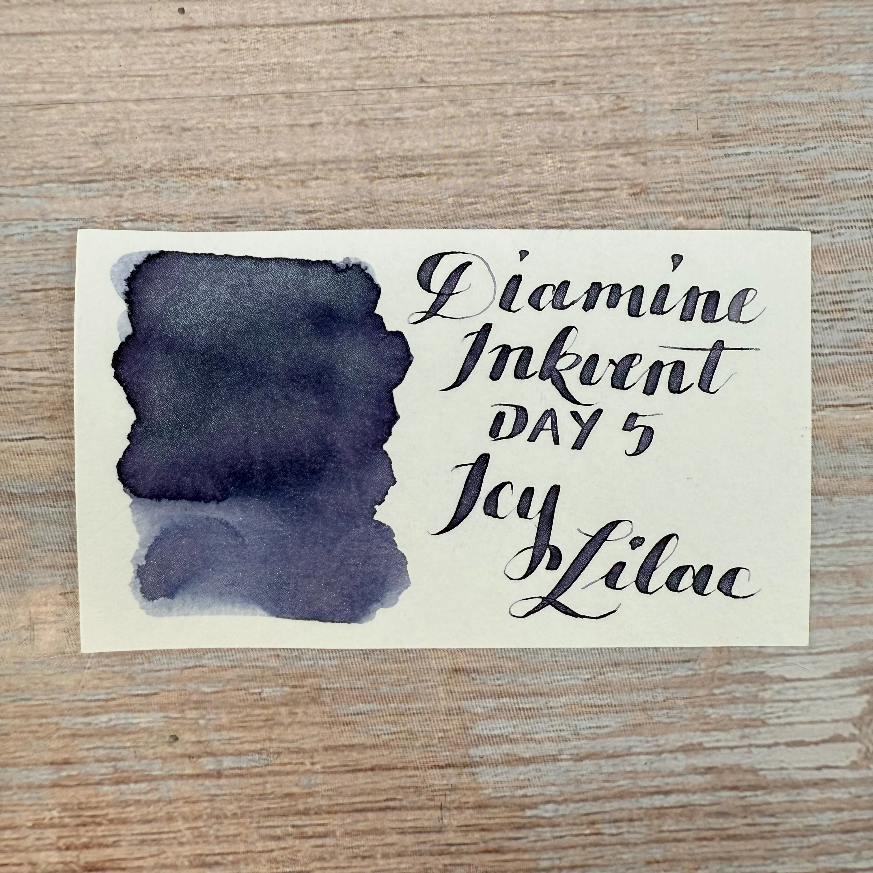 Diamine Inkvent Icy Lilac - 50ml Bottled Ink