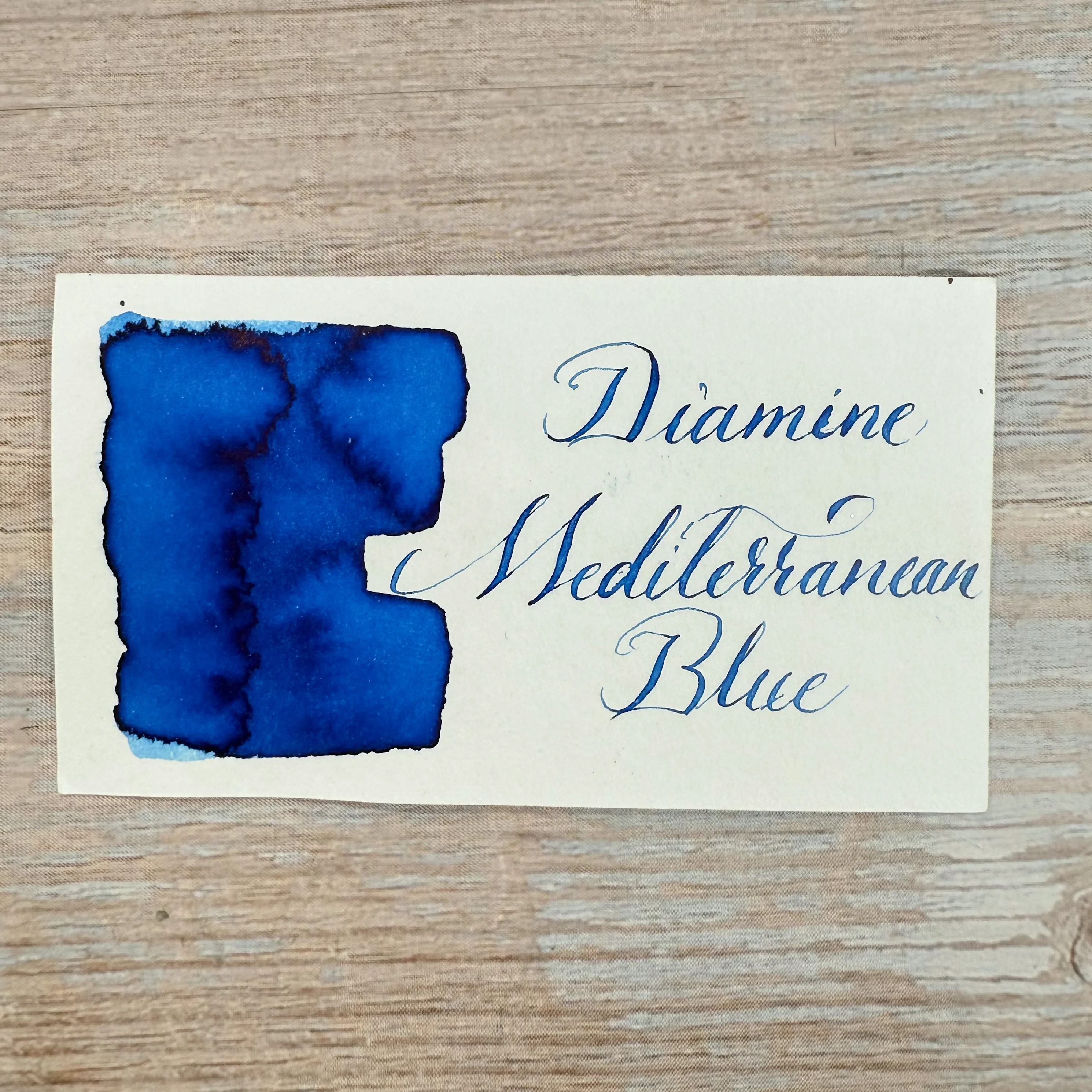 Diamine Mediterranean Blue - 80ml Bottled Ink
