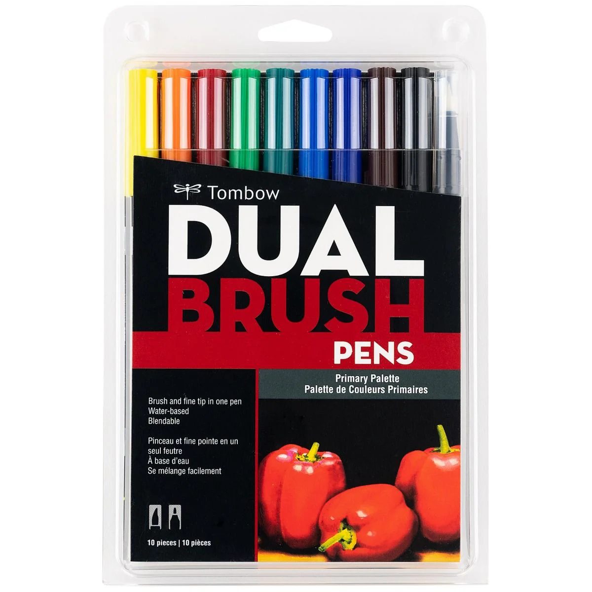 Tombow Dual Brush Marker - Primary Palette