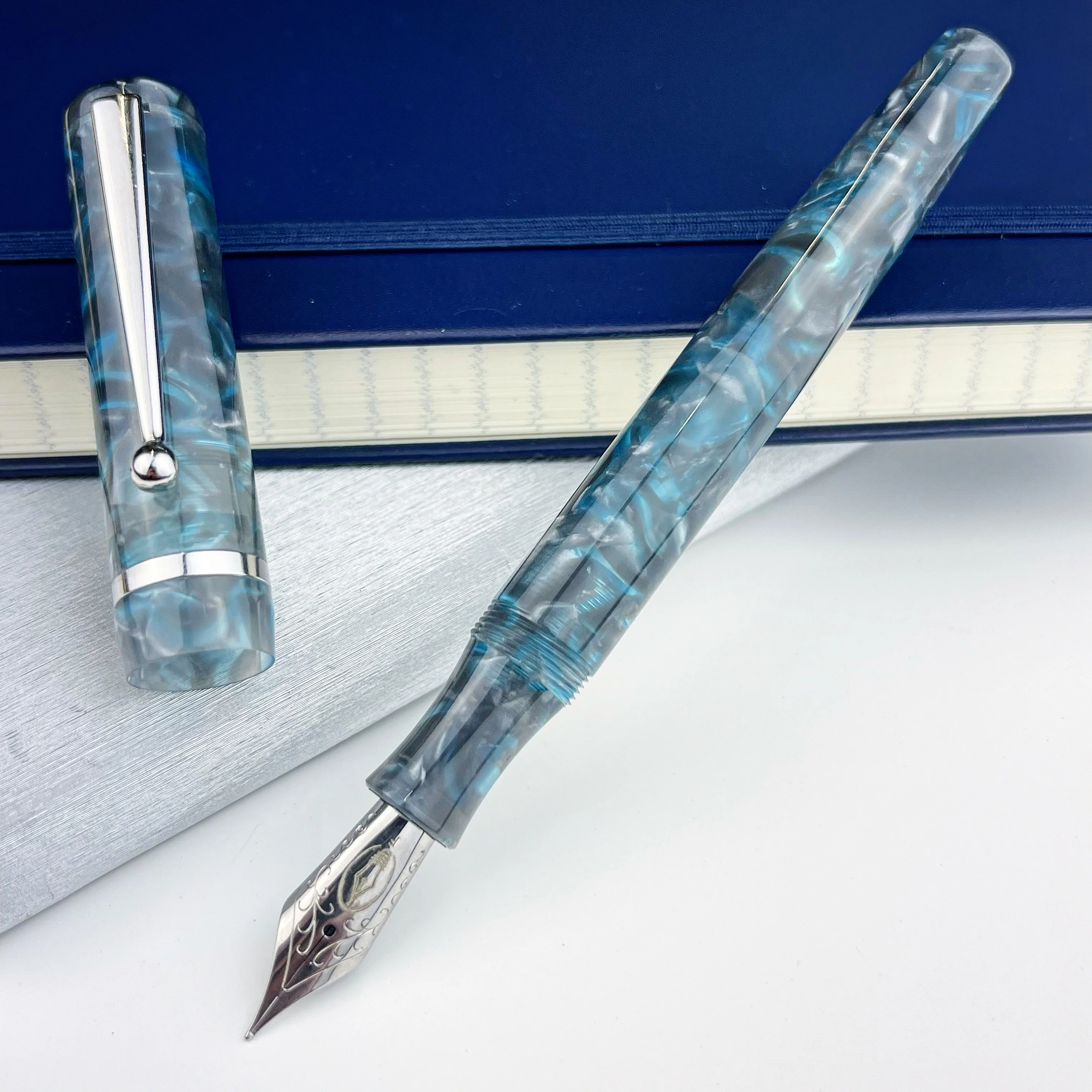 Edison Beaumont Fountain Pen - Moonbreaker - Image 3