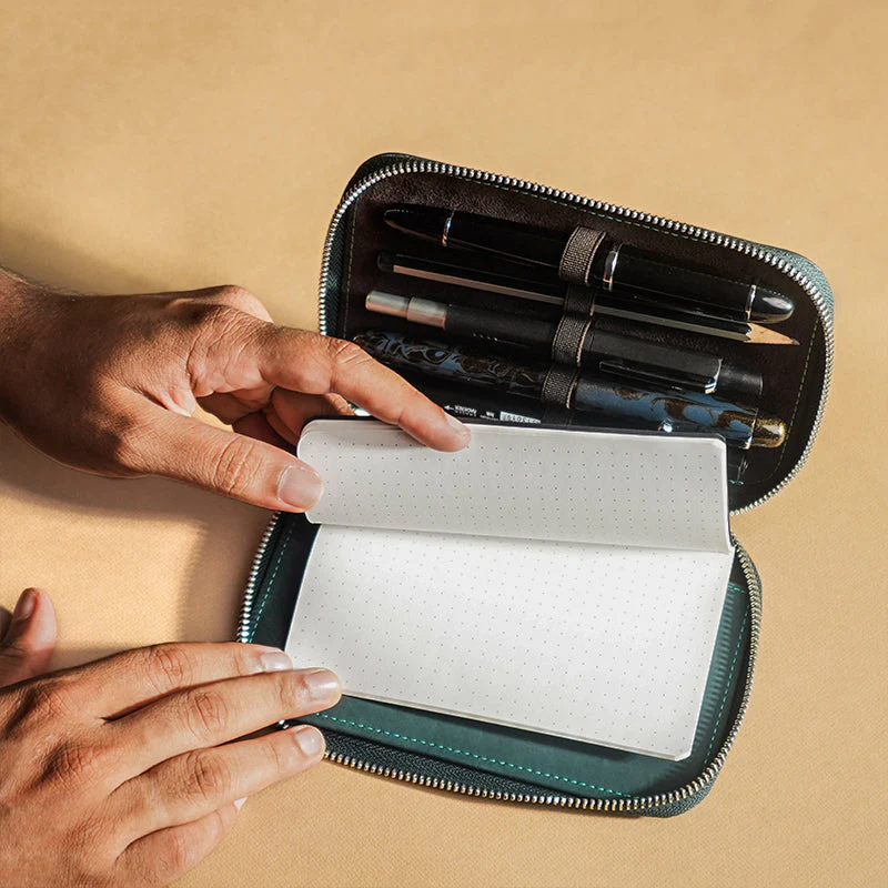 Endless Companion Leather Pen Pouch - 5 pen - Image 9