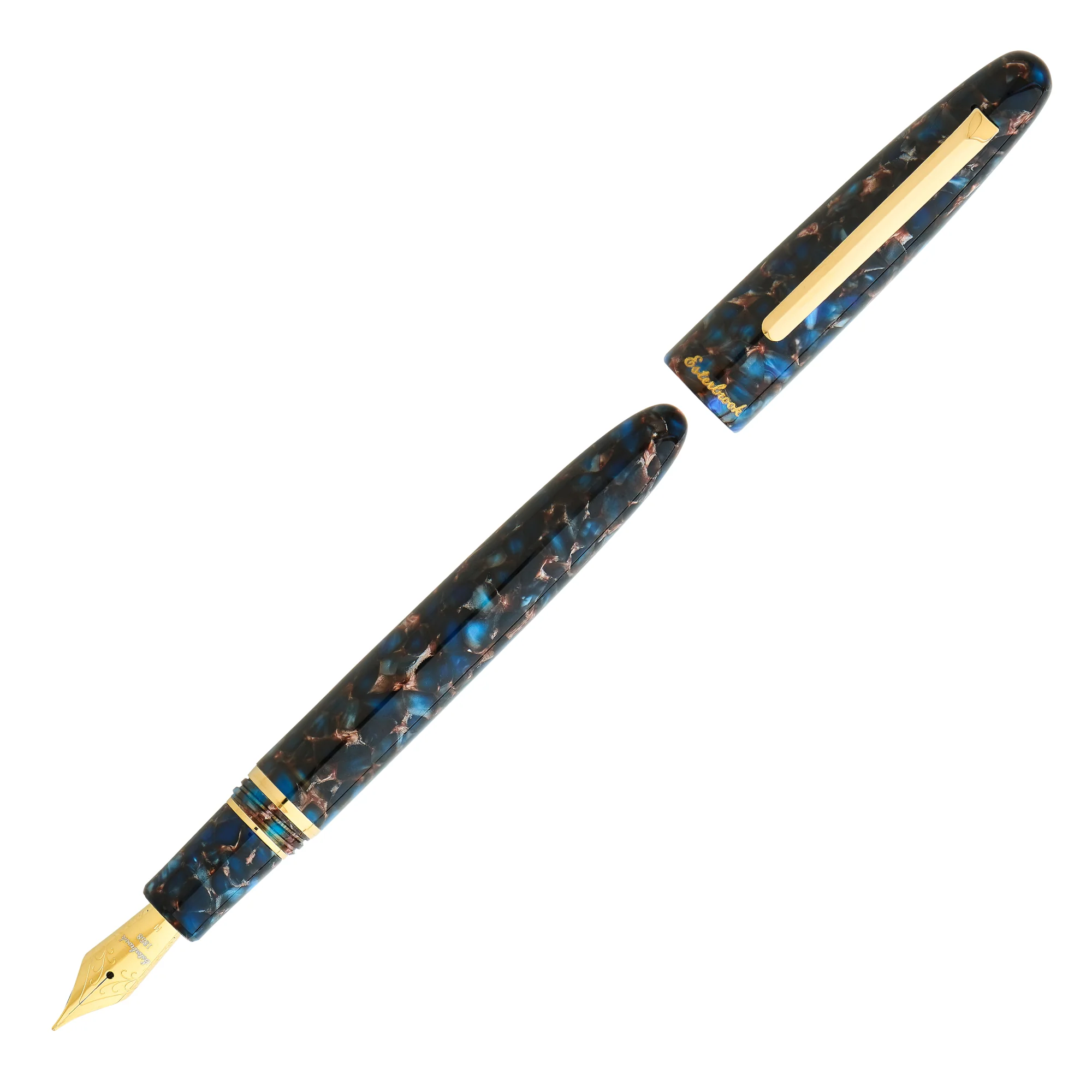 Esterbrook Estie Fountain Pen - Nouveau Blue w/ Gold Trim - Image 3