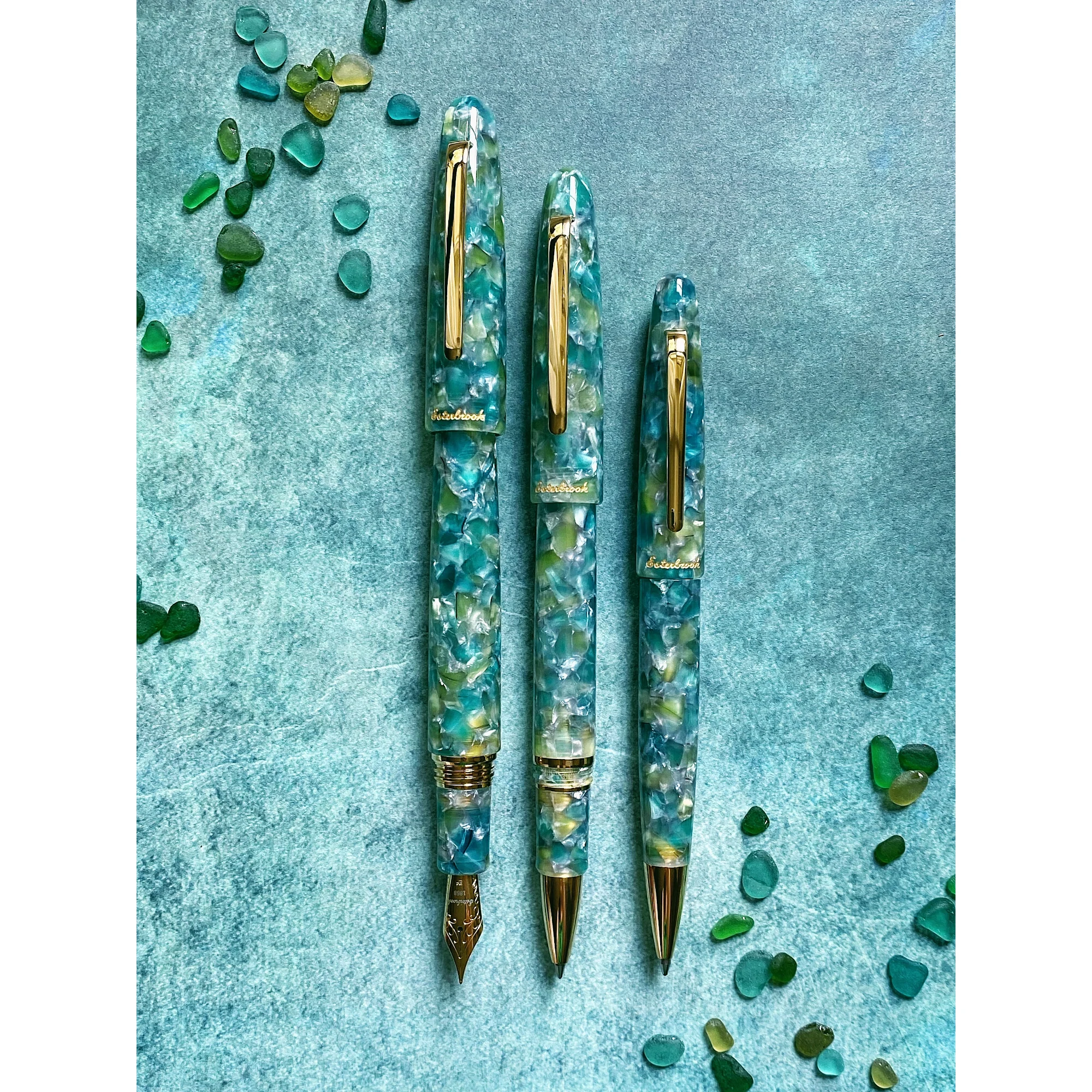 Esterbrook Estie Fountain Pen - Sea Glass w/ Gold Trim - Image 7