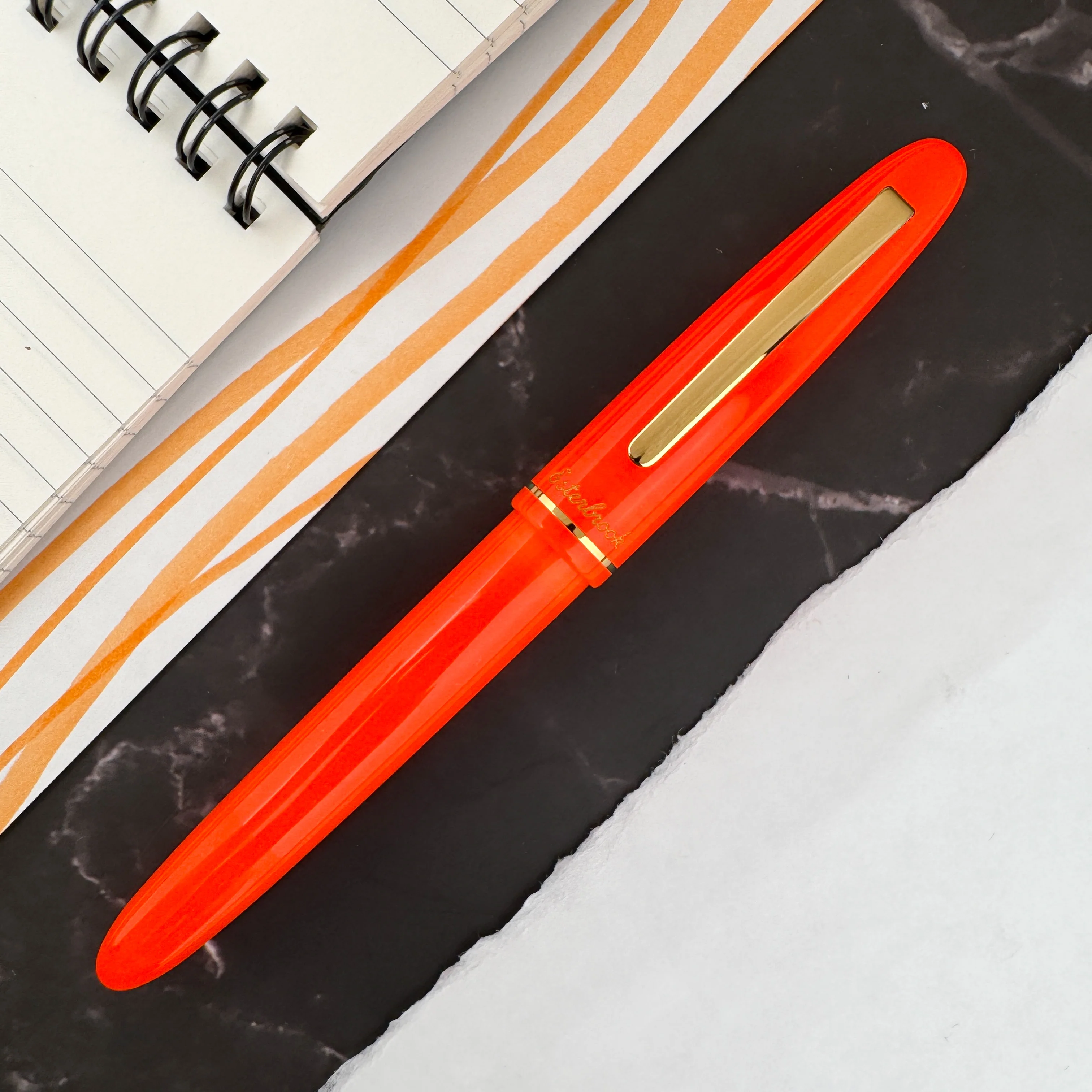 Esterbrook Funky Town Estie Fountain Pen - Orange - Image 2