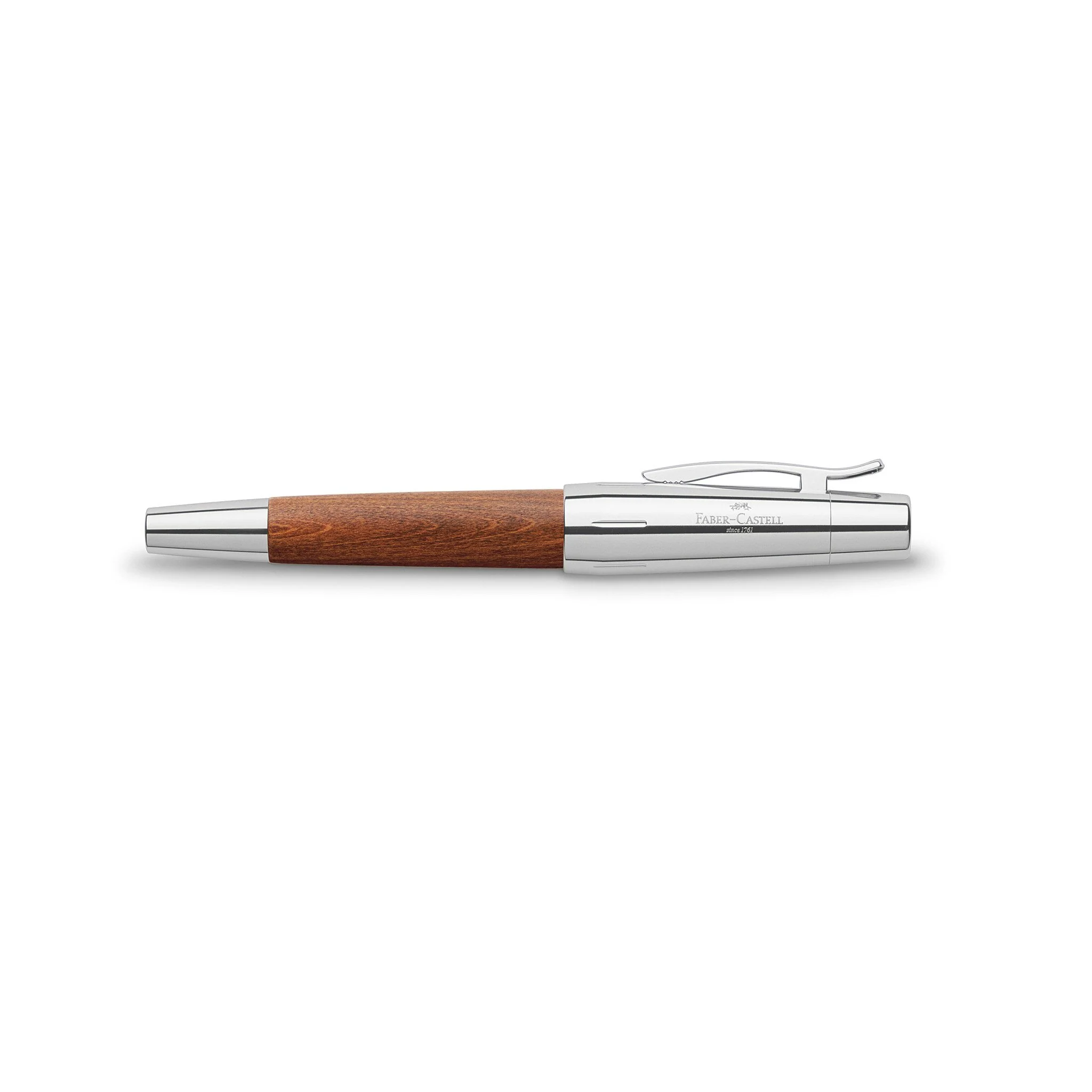Faber-Castell E-Motion Fountain Pen - Wood w/ Chrome - Image 6
