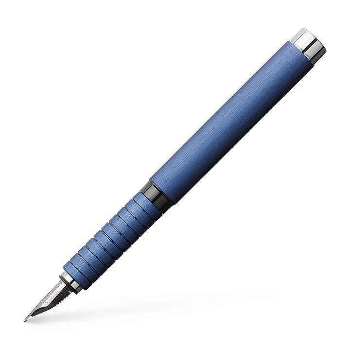 Faber-Castell Essentio Fountain Pen - Aluminum Blue