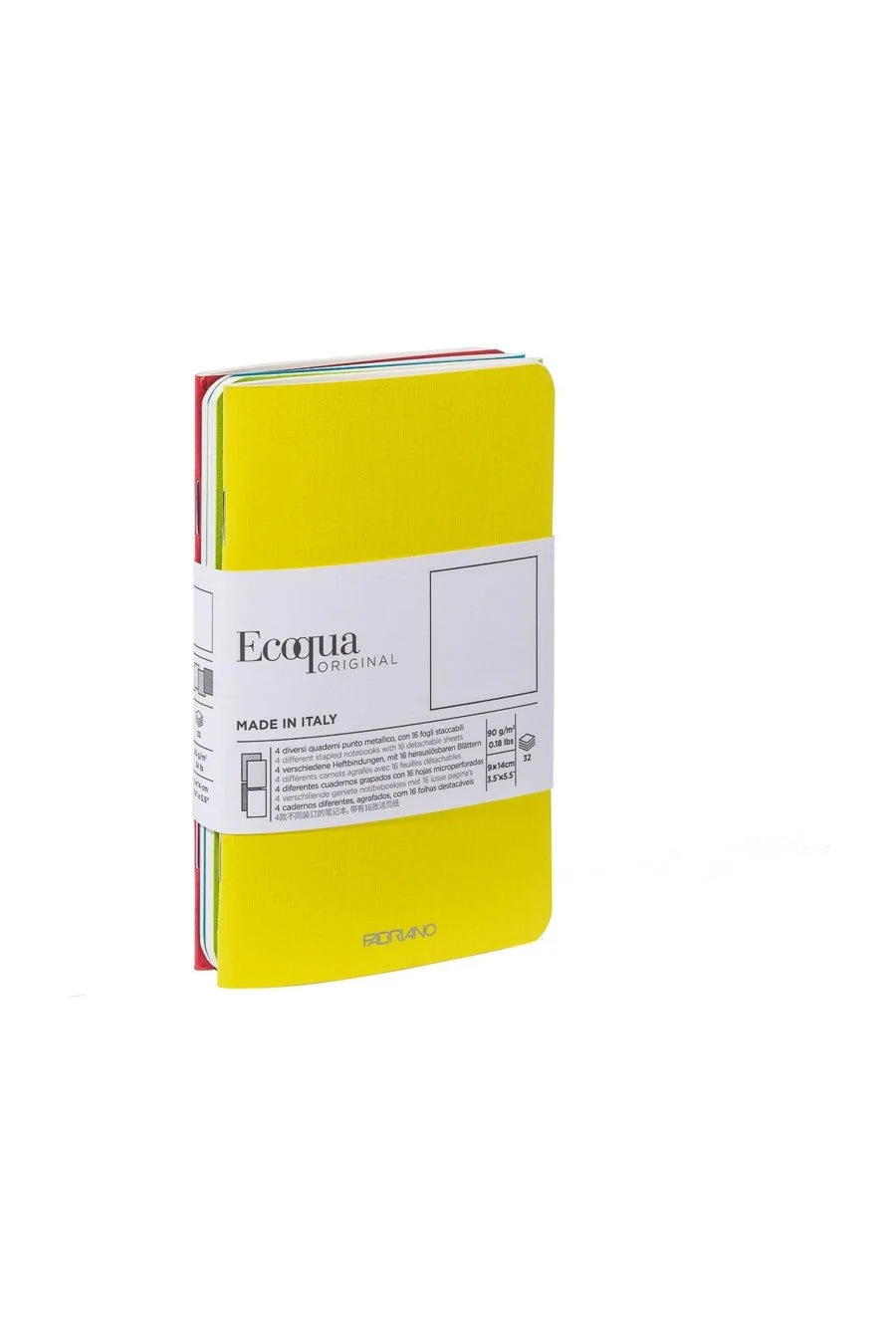 Fabriano Ecoqua Pocket-Sized Notebook - 4 Notebook Pack - Image 11