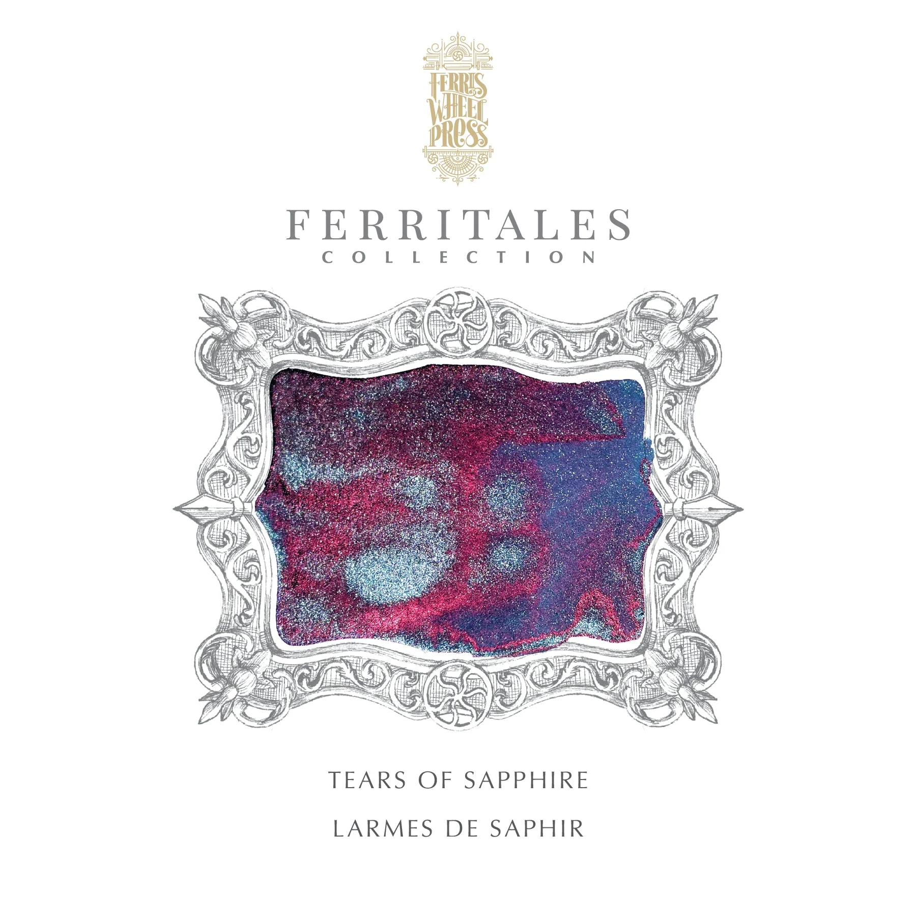 Ferris Wheel Press Tears of Sapphire - 20ml bottled Ink (Special Edition) - Image 3