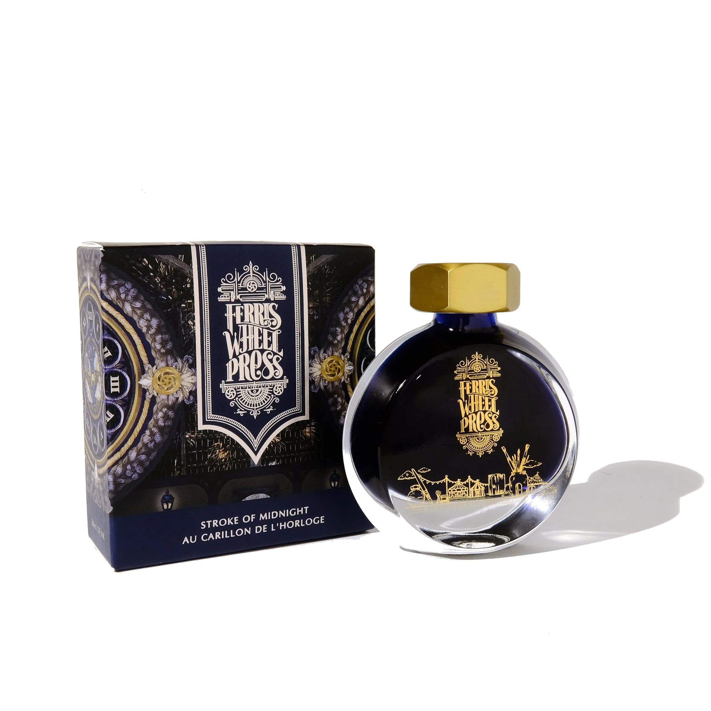 Ferris Wheel Press Stroke of Midnight - 38ml bottled Ink (Special Edition) - Image 2