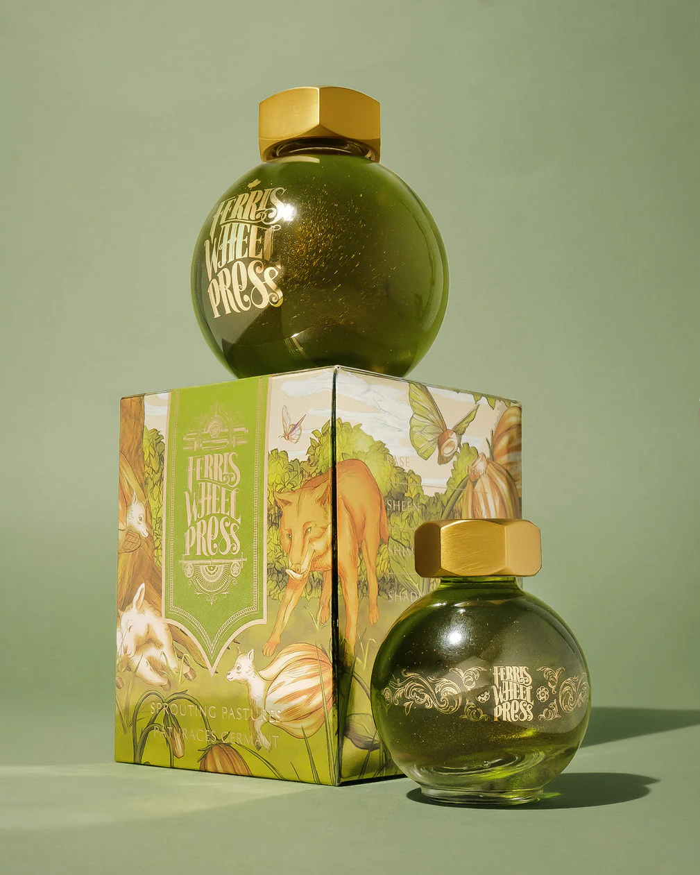 Ferris Wheel Press Bestiary Series - Sprouting Pastures - 20ml Bottled Ink (Special Edition) - Image 10