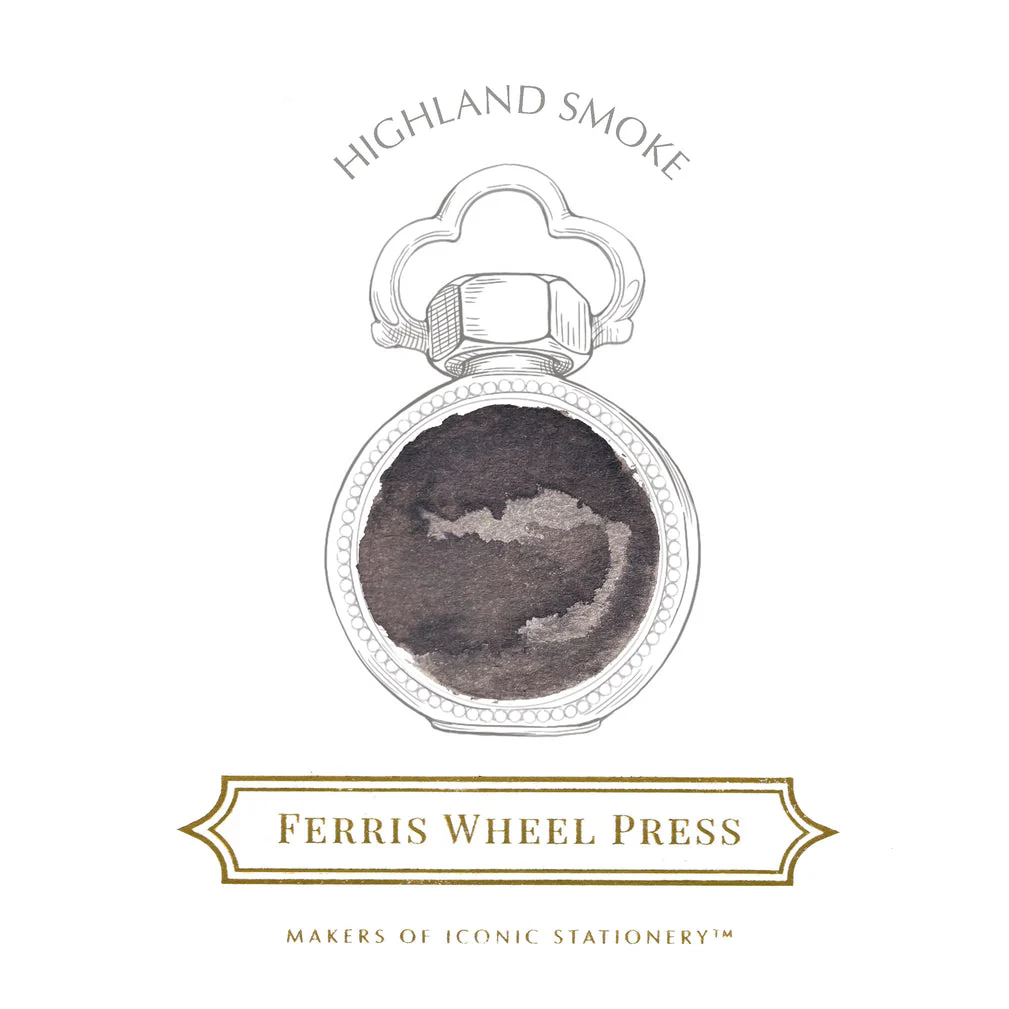 Ferris Wheel Press - Highland Smoke - 38ml Bottled Ink (Special Edition) - Image 4