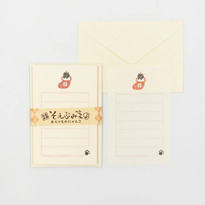 Furukawashiko Mini Letter Set - Gift Cat - Image 2