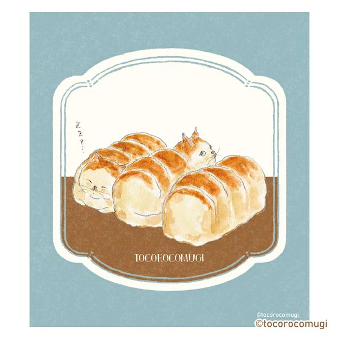 Furukawashiko Tocorocomugi Memo Pad - Bread - Image 2