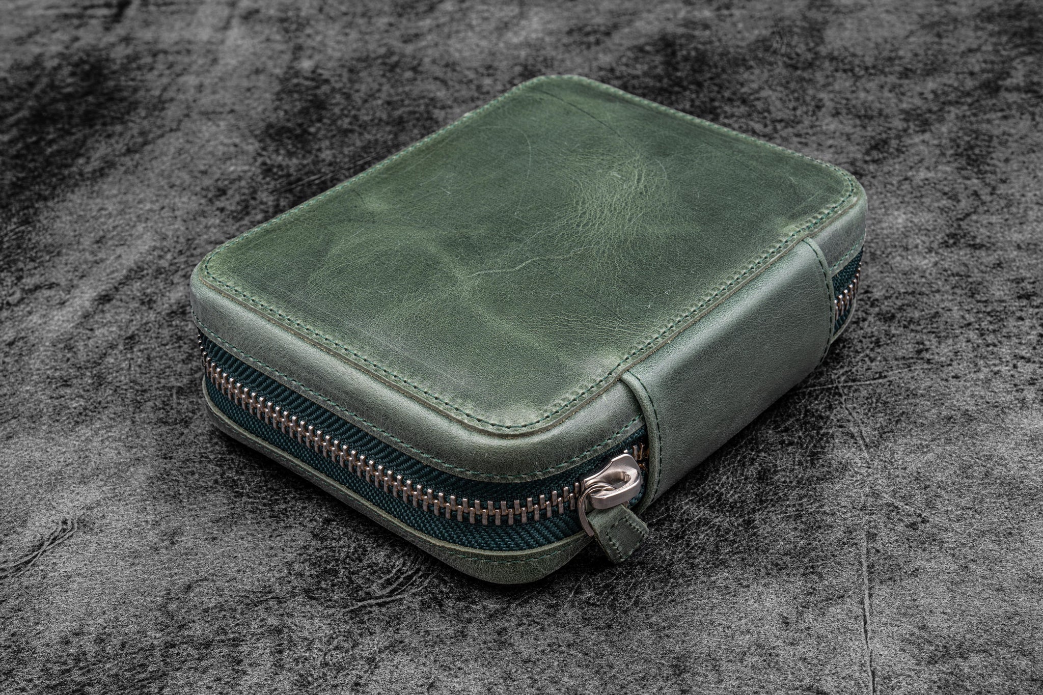 Galen Leather 10 Pen Expansi-Pouch Zipper Case - Image 10