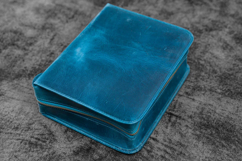 Galen Leather 40 Pen Zipper Case - Image 8